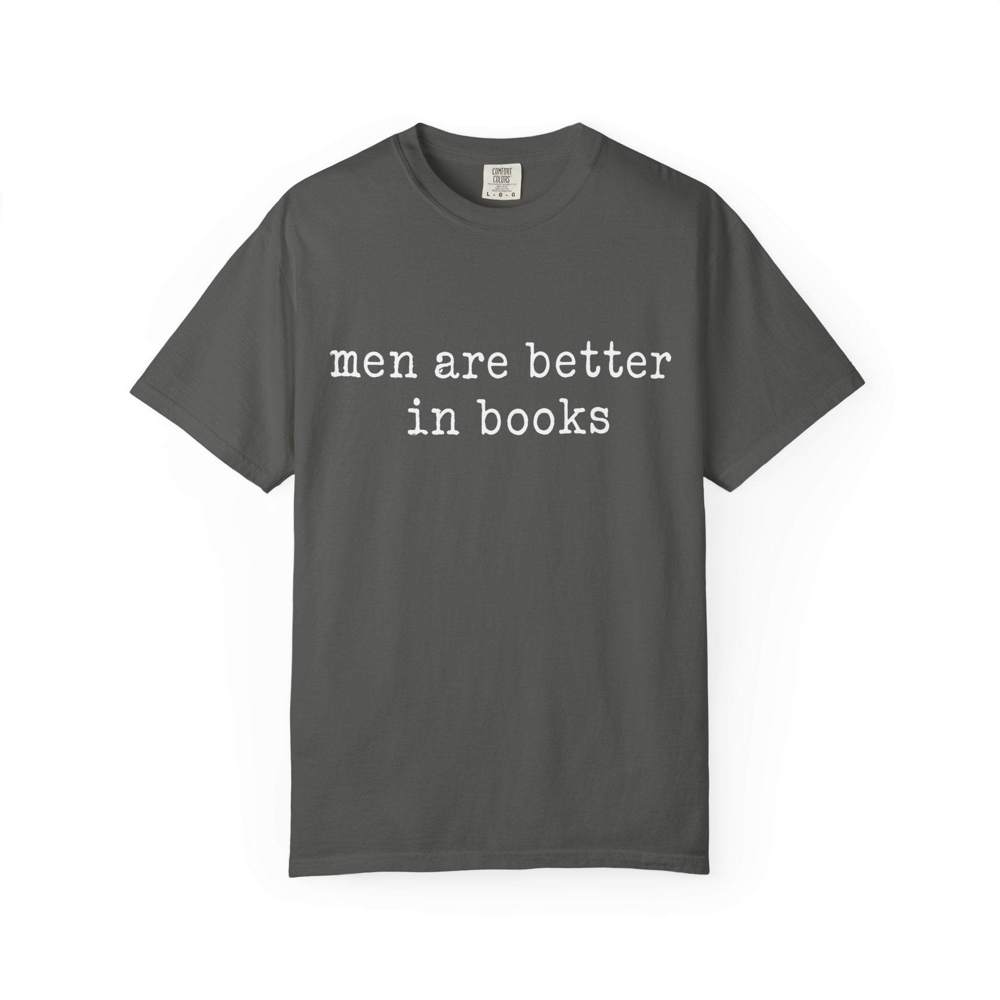 Men Are Better In Books Shirt, Book Lover Shirt, Funny Reader Tee, Romance Book Shirt, Bookish Gift, Minimalist Graphic Tee, Reader Shirt