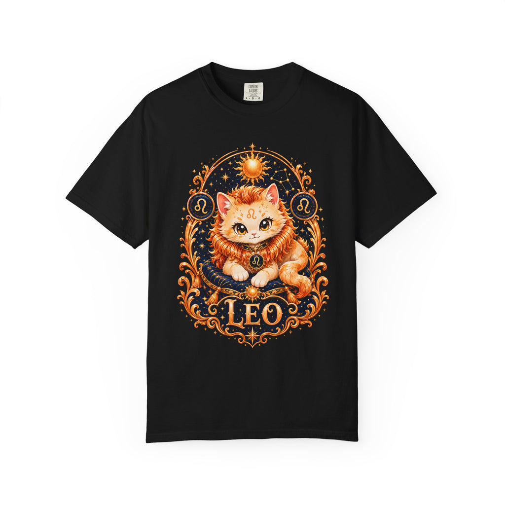 Leo Cat Astrology Shirt | Leo Zodiac T-Shirt