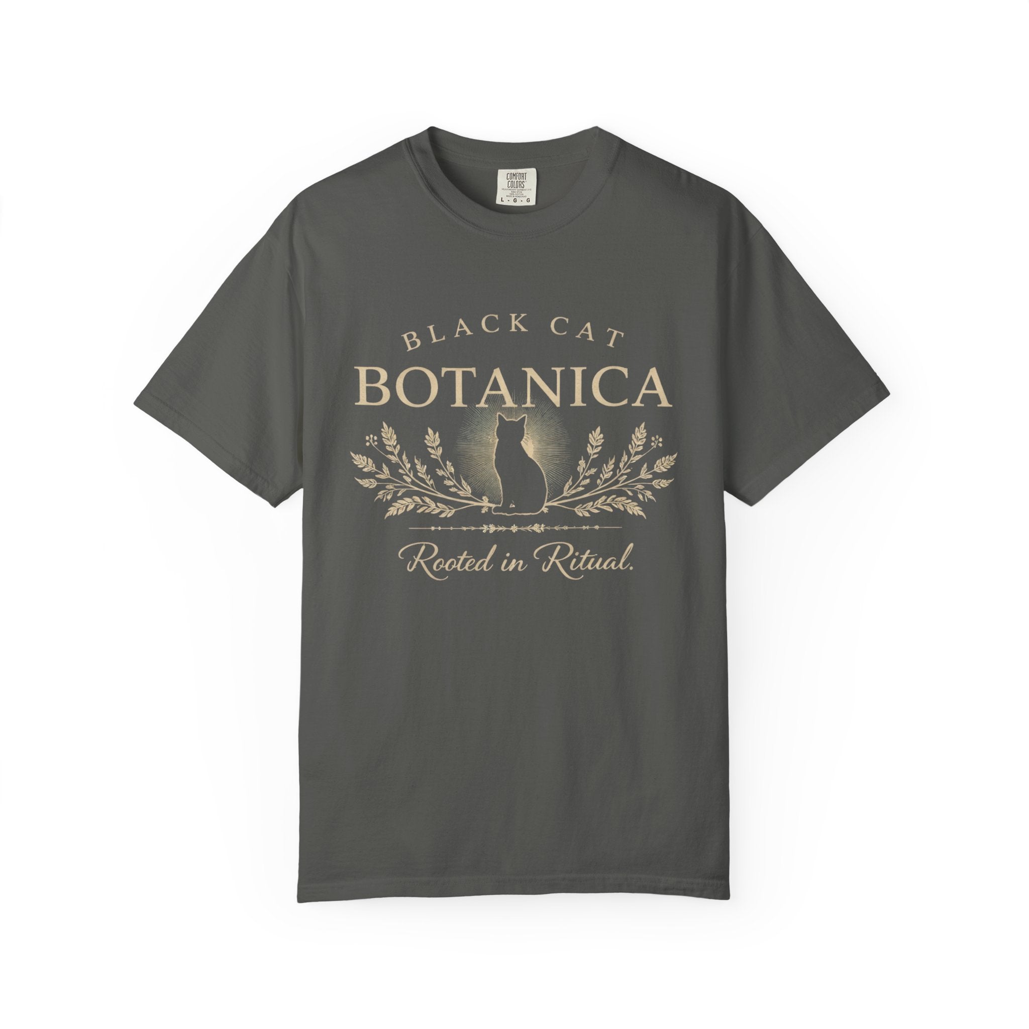 Black Cat Botanica Logo Tee Rooted in Ritual