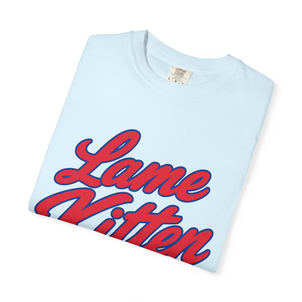 Lame Kitten Shirt, Oxford Mississippi Game Day Tee, Red Blue Script Football Shirt, Funny Southern College Fan T-Shirt