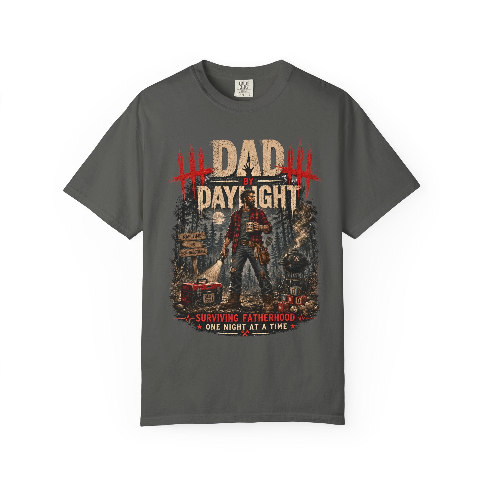 Dad By Daylight Shirt, Funny Gamer Dad Tee, Horror Game Dad Shirt, Fathers Day Gamer Gift, Survival Horror Dad Gift, Gaming Dad T-Shirt