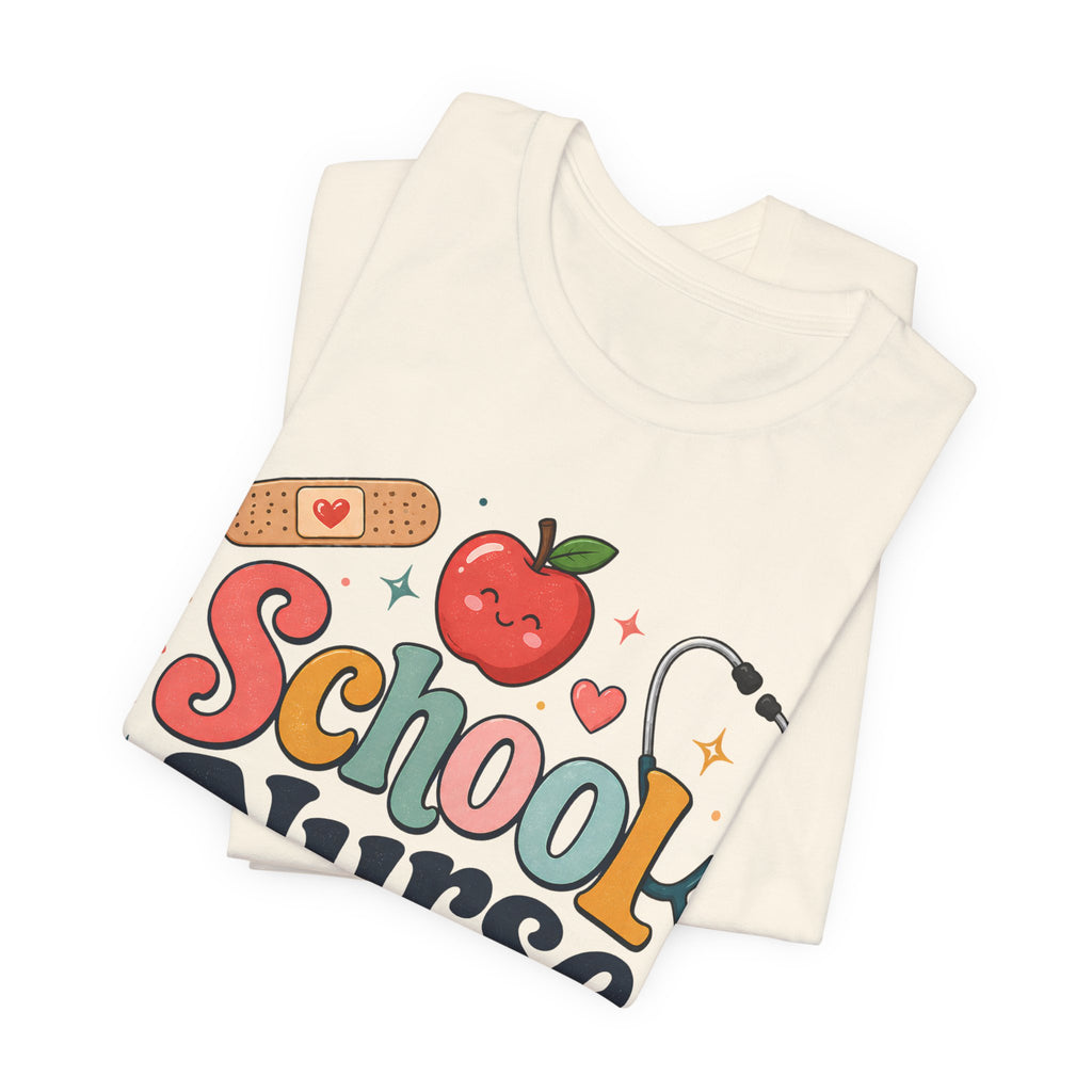School Nurse Shirt, Cute Nurse Teacher Tee, School Nurse Gift, Nurse Appreciation Shirt, Back to School Nurse Tee, Pediatric Nurse Shirt