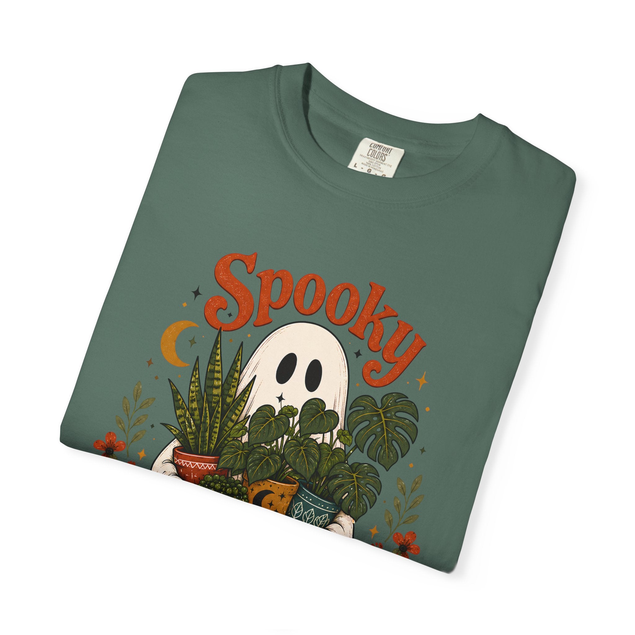 Spooky Plant Lady Halloween Shirt | Cute Pumpkin Potted Plants Tee
