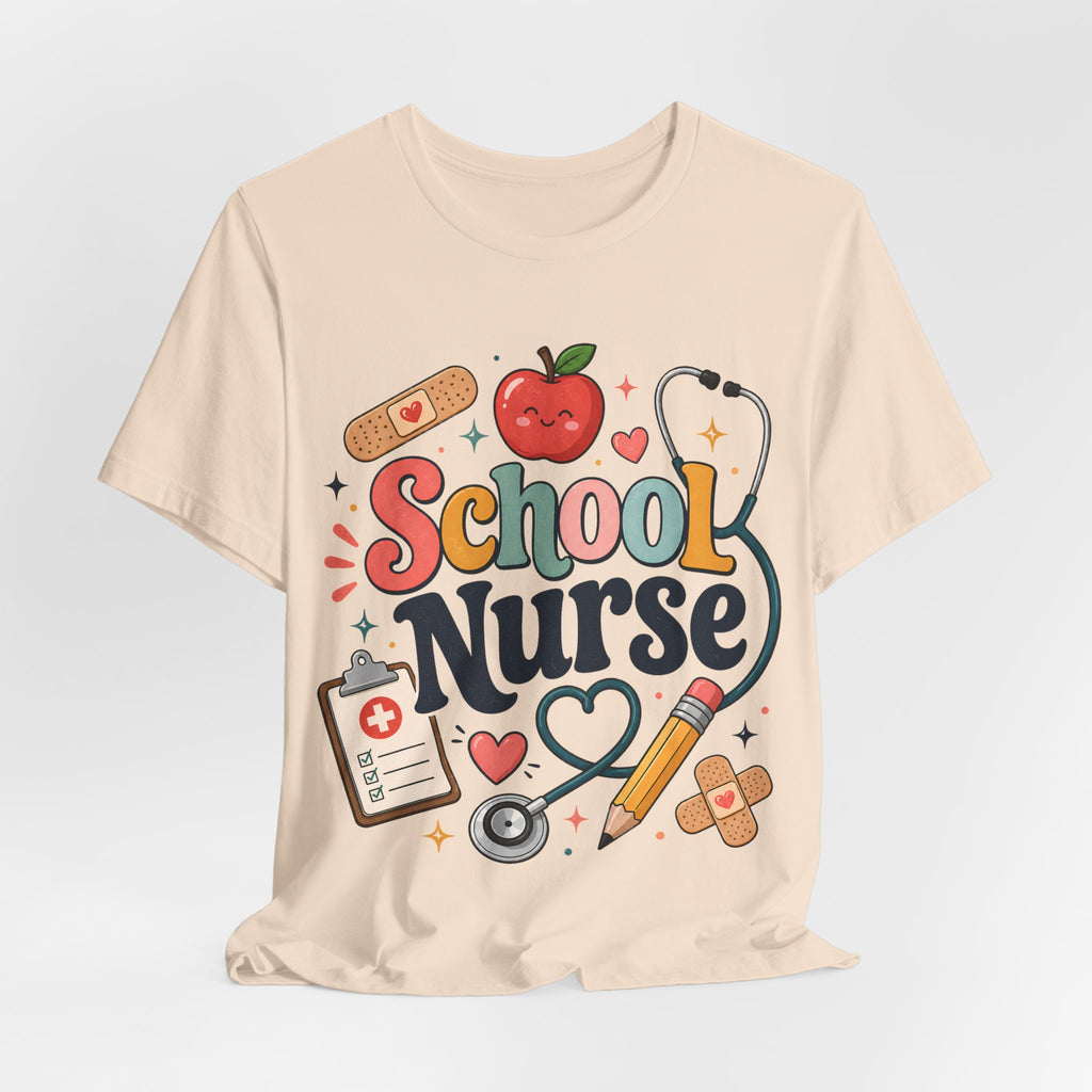 School Nurse Shirt, Cute Nurse Teacher Tee, School Nurse Gift, Nurse Appreciation Shirt, Back to School Nurse Tee, Pediatric Nurse Shirt