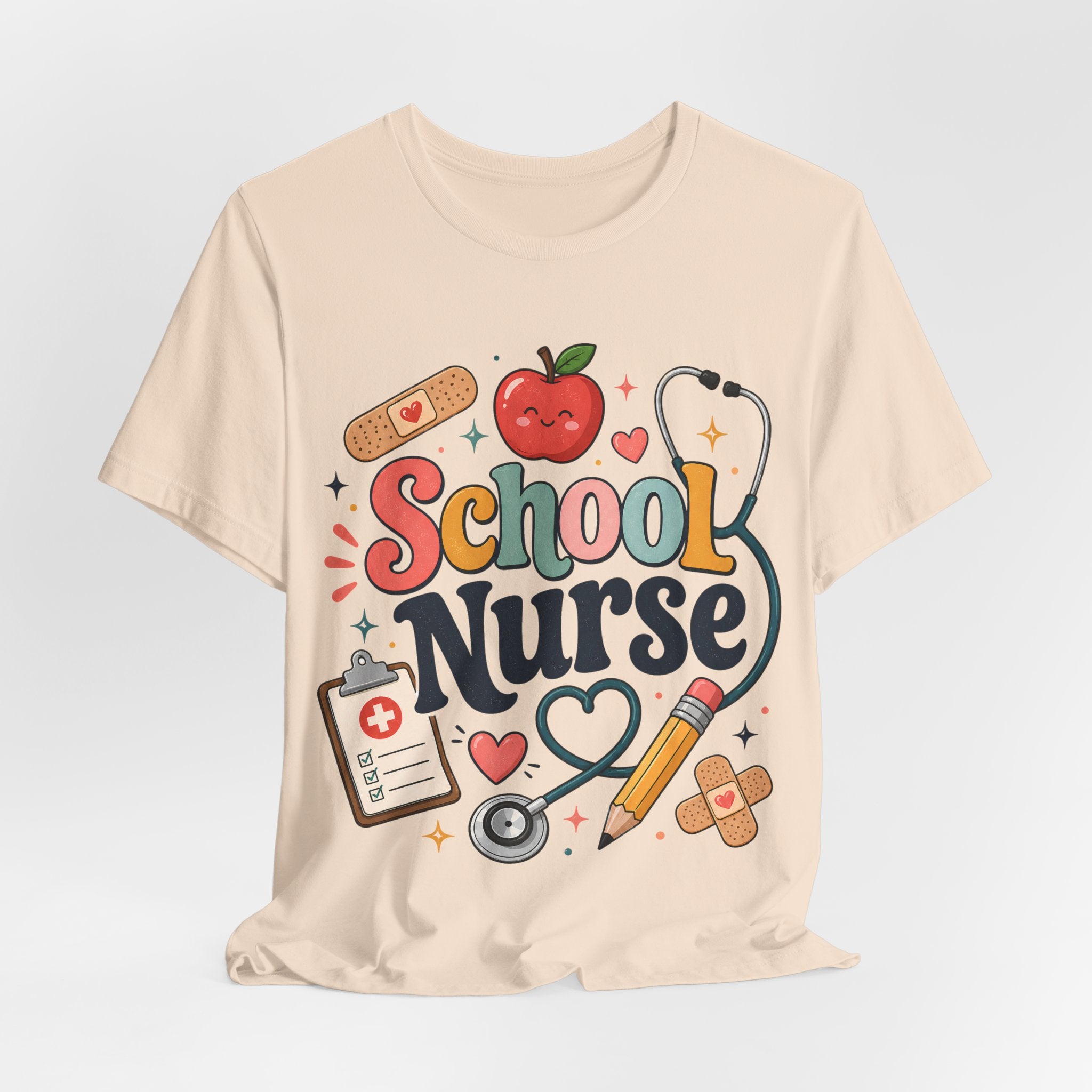 School Nurse Shirt, Cute Nurse Teacher Tee, School Nurse Gift, Nurse Appreciation Shirt, Back to School Nurse Tee, Pediatric Nurse Shirt