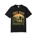 One Bad Mowfo Shirt, Funny Dad Mowing Tee, Fathers Day Gift for Dad, Lawn Mower Dad Shirt, Outdoor Dad Graphic Tee, Retro Dad Shirt