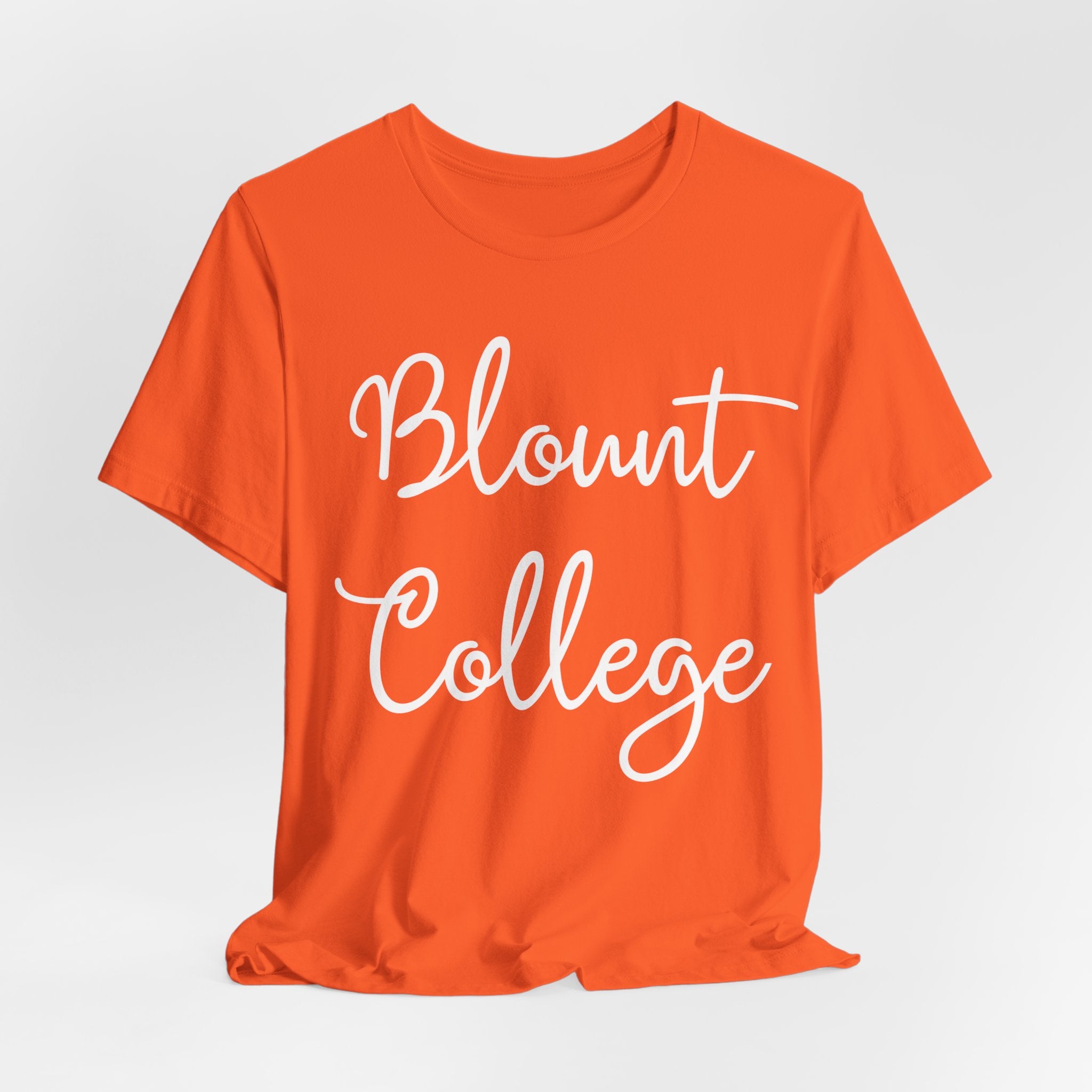Blount College Shirt, Orange College Game Day Tee, Tennessee Football Fan Shirt, Knoxville Tailgate Shirt, University Inspired Orange Tee