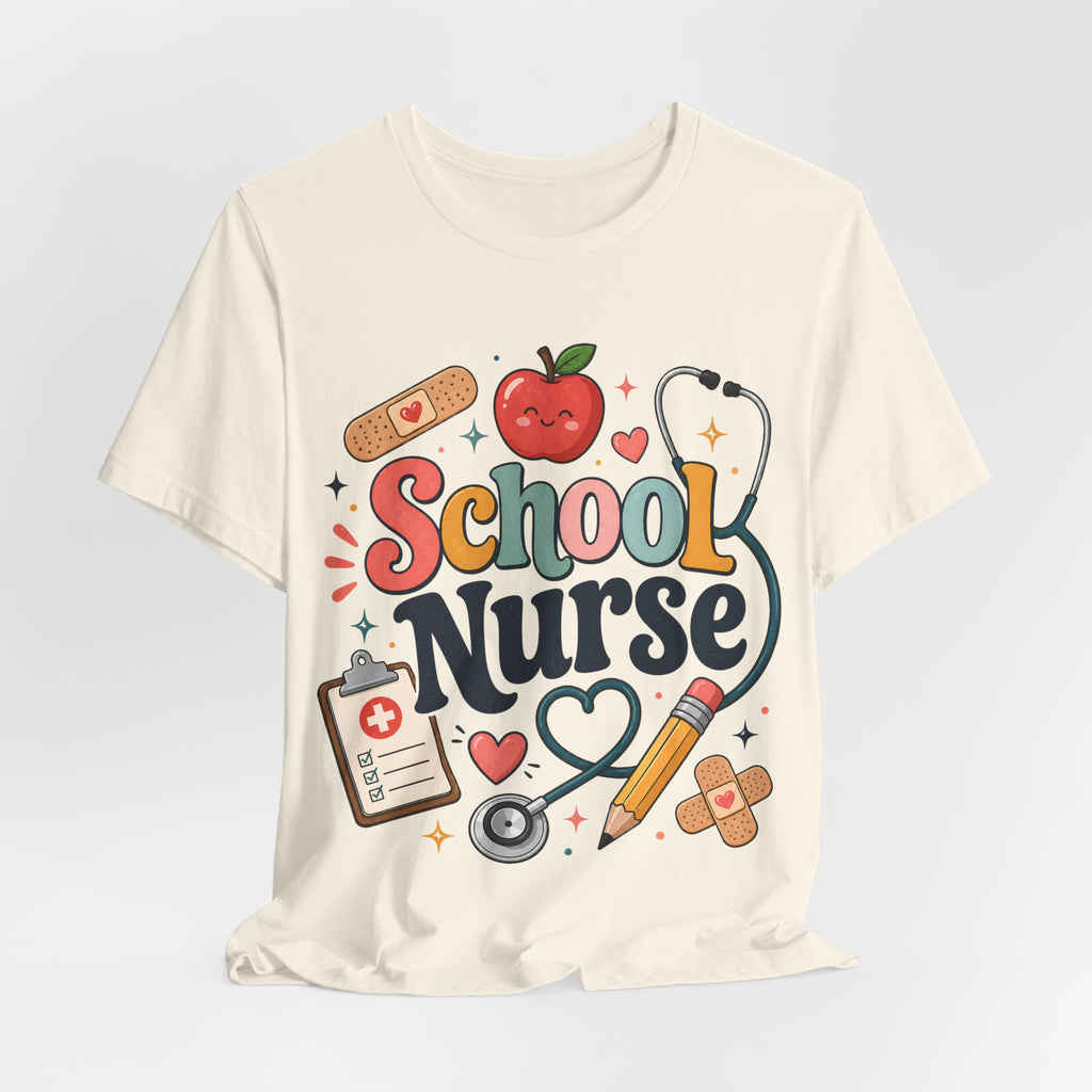 School Nurse Shirt, Cute Nurse Teacher Tee, School Nurse Gift, Nurse Appreciation Shirt, Back to School Nurse Tee, Pediatric Nurse Shirt