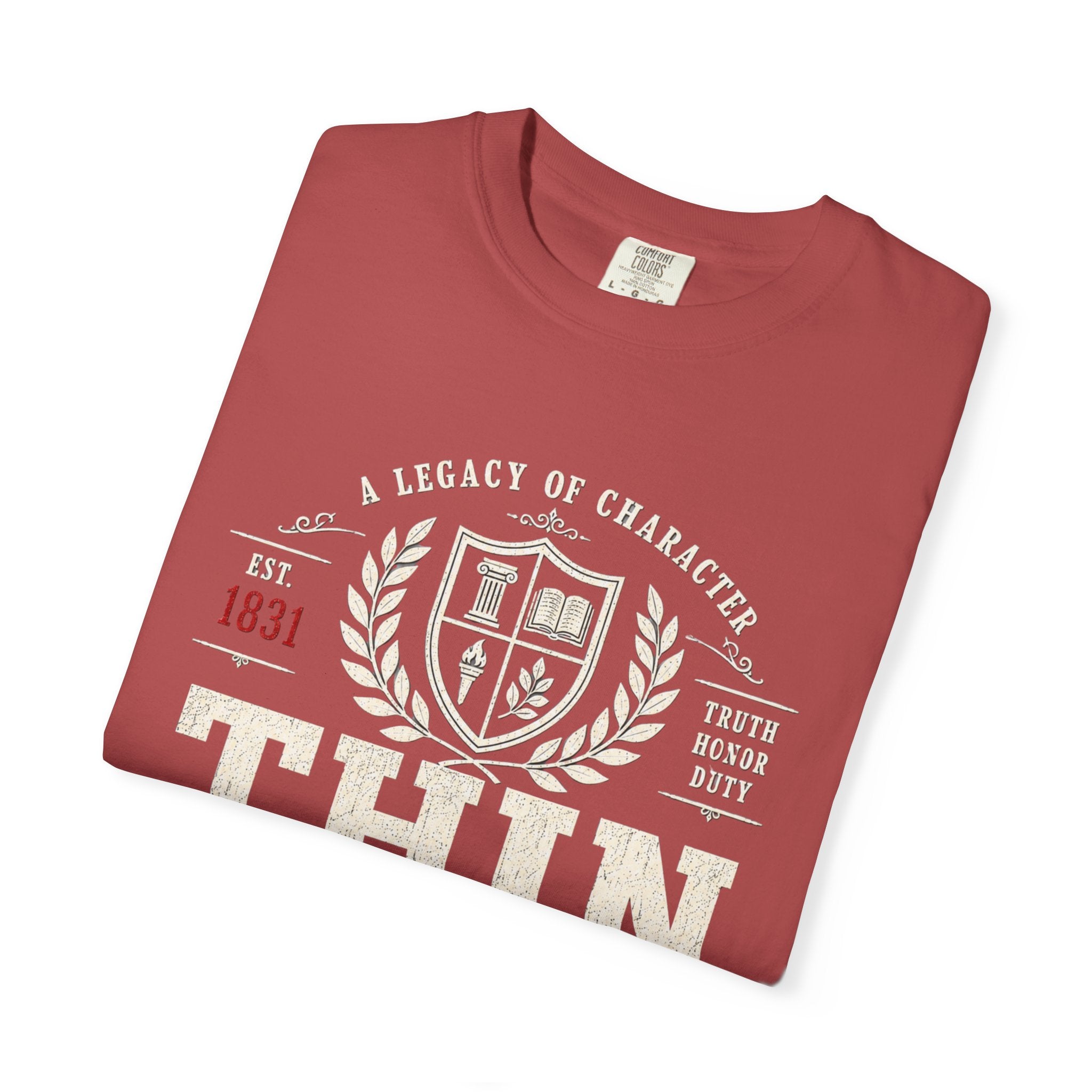 Thin Red Line Shirt, Alabama Football Game Day Tee, VIntage Collegiate Crimson Fan Shirt, Southern Heritage College Inspired T-Shirt
