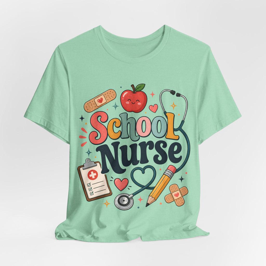 School Nurse Shirt, Cute Nurse Teacher Tee, School Nurse Gift, Nurse Appreciation Shirt, Back to School Nurse Tee, Pediatric Nurse Shirt