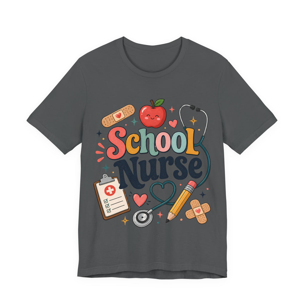 School Nurse Shirt, Cute Nurse Teacher Tee, School Nurse Gift, Nurse Appreciation Shirt, Back to School Nurse Tee, Pediatric Nurse Shirt