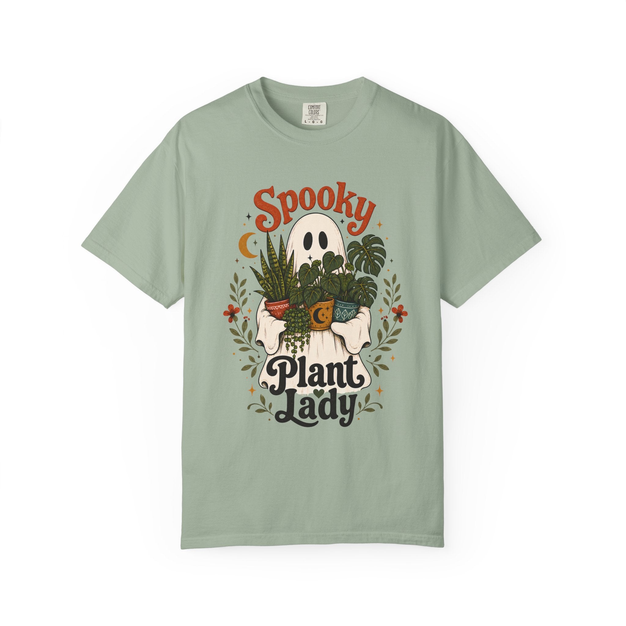 Spooky Plant Lady Halloween Shirt | Cute Pumpkin Potted Plants Tee