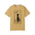 Halloween Black Cat Tarot Shirt, Death Card Cat Tee, Spooky Cat Shirt, Witchy Halloween Tee, Gothic Cat Lover Gift