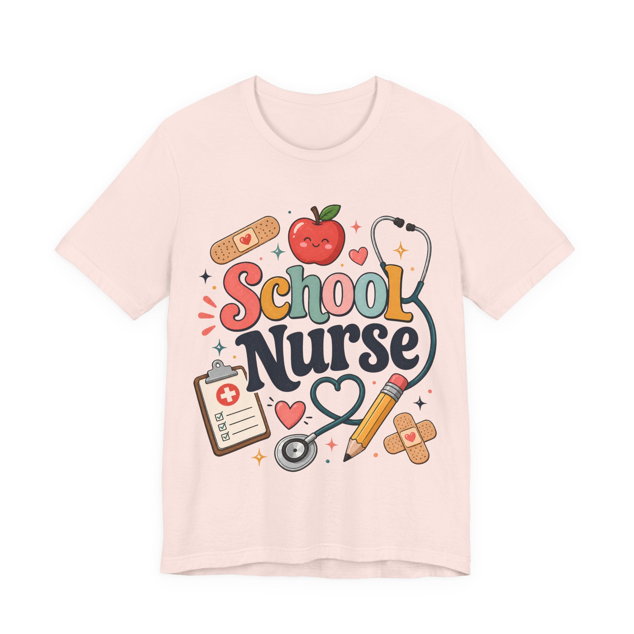 School Nurse Shirt, Cute Nurse Teacher Tee, School Nurse Gift, Nurse Appreciation Shirt, Back to School Nurse Tee, Pediatric Nurse Shirt