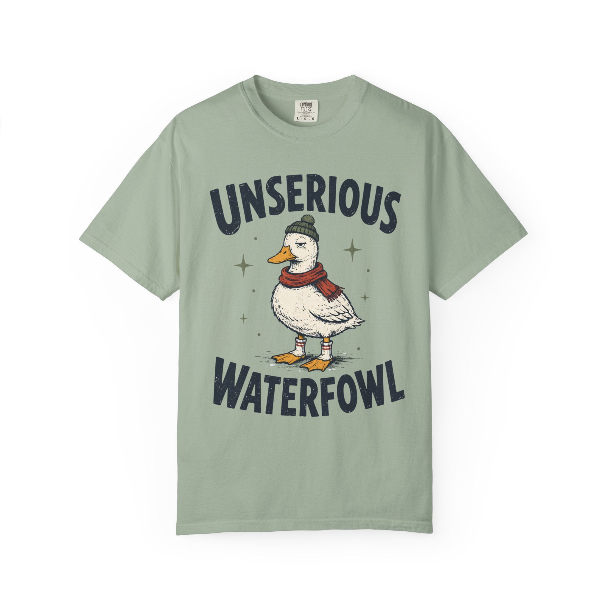 Unserious Waterfowl Shirt, Funny Duck Shirt, Comfort Colors Duck Tee, Sarcastic Animal Shirt, Cozy Winter Duck Graphic Tee, Bird Lover Gift