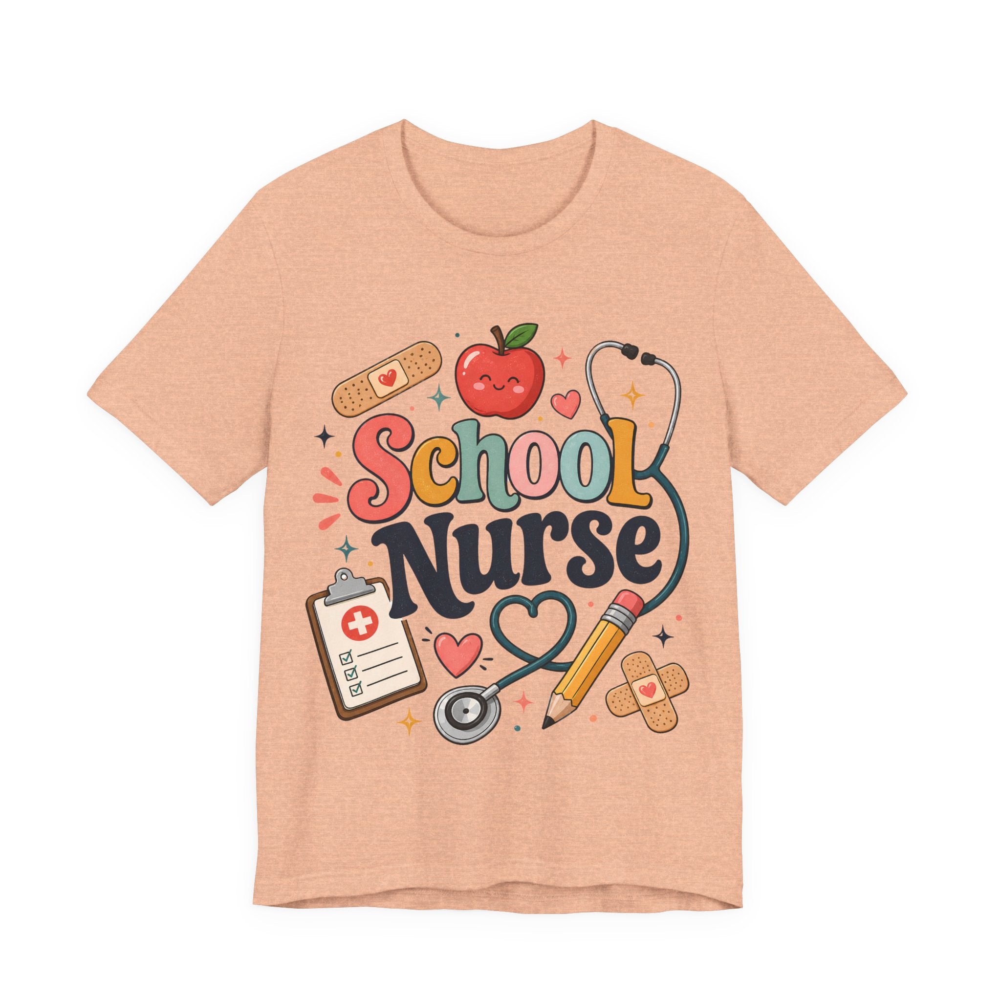 School Nurse Shirt, Cute Nurse Teacher Tee, School Nurse Gift, Nurse Appreciation Shirt, Back to School Nurse Tee, Pediatric Nurse Shirt