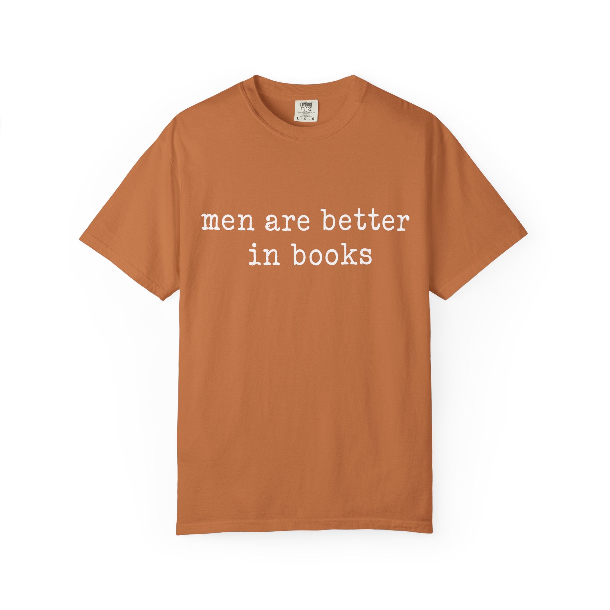 Men Are Better In Books Shirt, Book Lover Shirt, Funny Reader Tee, Romance Book Shirt, Bookish Gift, Minimalist Graphic Tee, Reader Shirt
