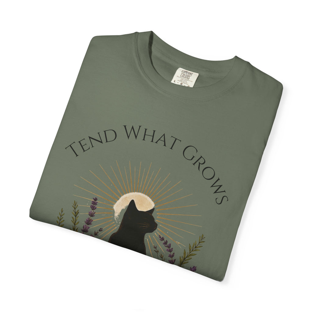 A botanical ritual-inspired shirt for slow living and everyday wear.