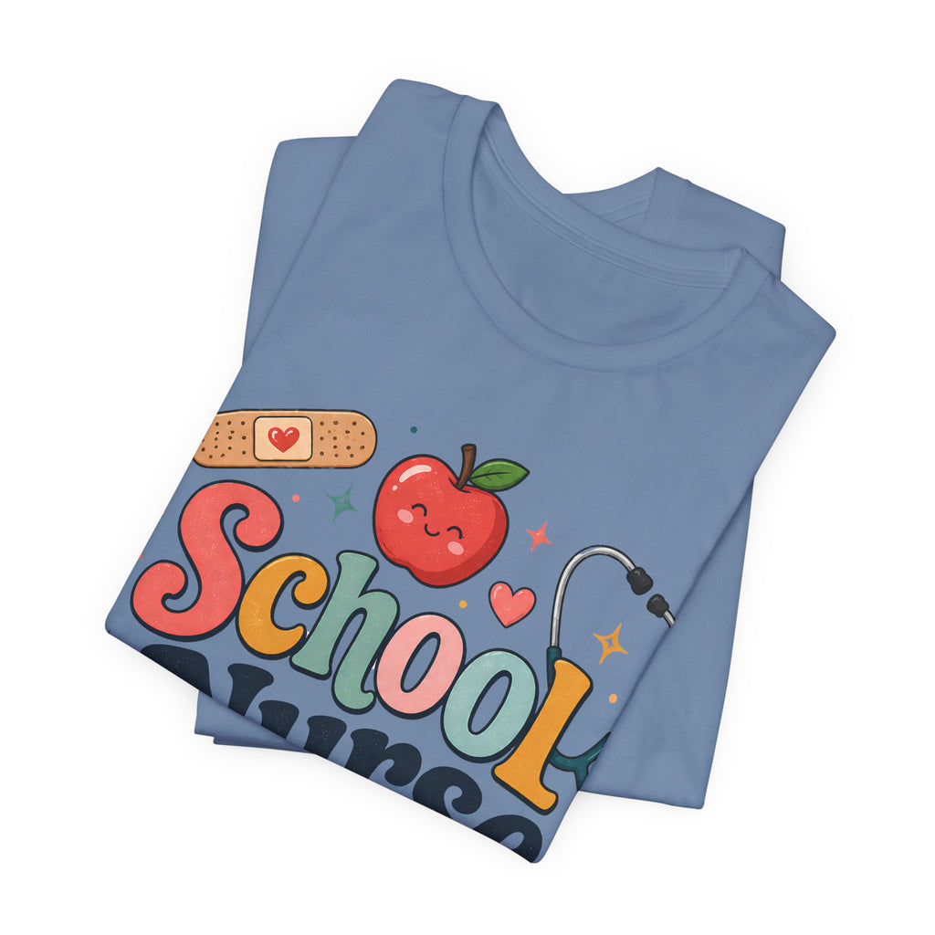 School Nurse Shirt, Cute Nurse Teacher Tee, School Nurse Gift, Nurse Appreciation Shirt, Back to School Nurse Tee, Pediatric Nurse Shirt