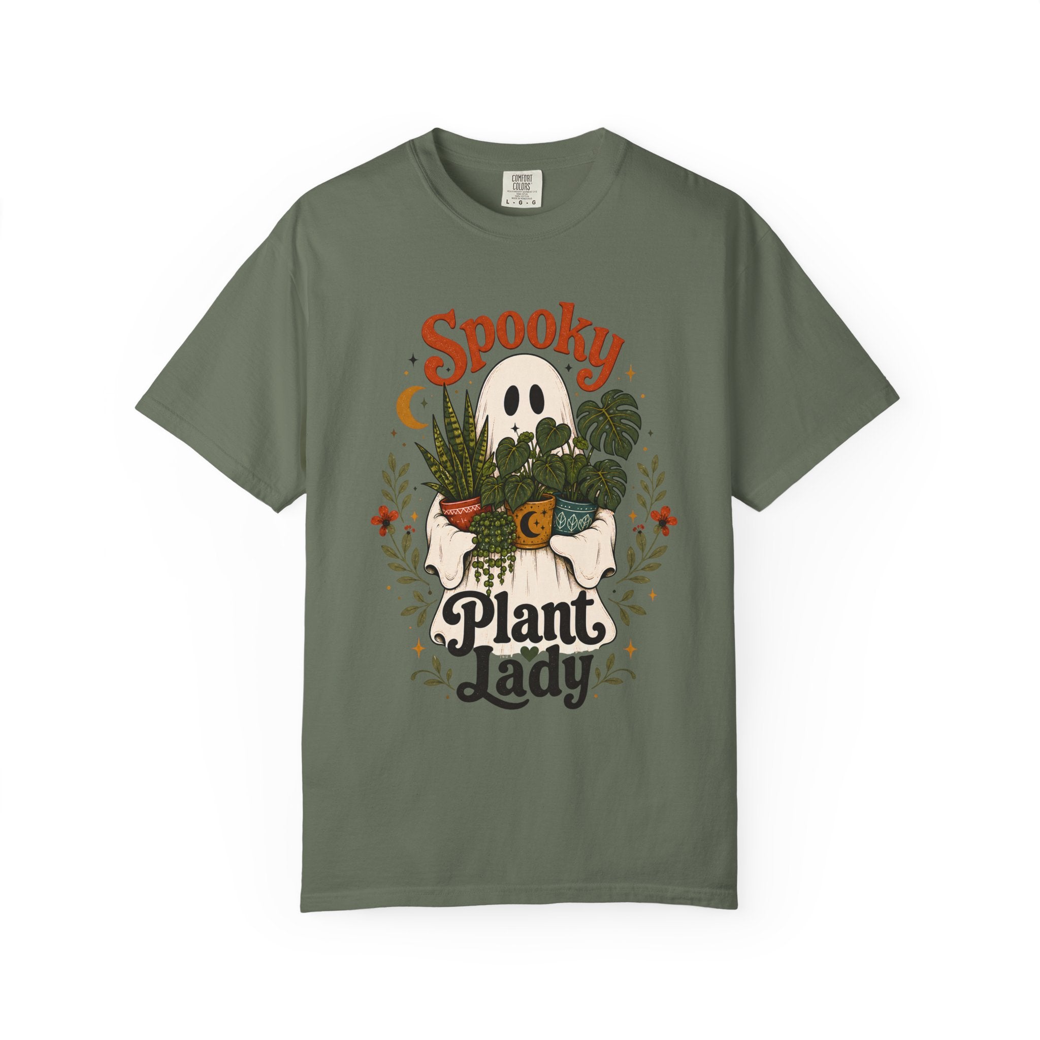 Spooky Plant Lady Halloween Shirt | Cute Pumpkin Potted Plants Tee