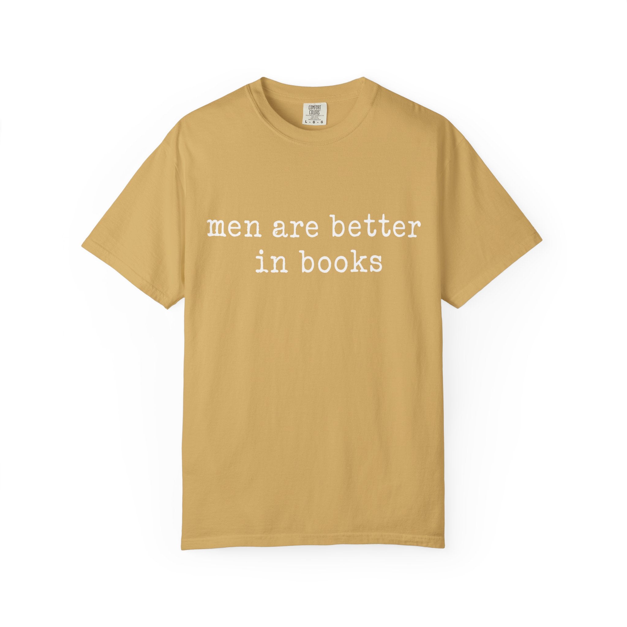 Men Are Better In Books Shirt, Book Lover Shirt, Funny Reader Tee, Romance Book Shirt, Bookish Gift, Minimalist Graphic Tee, Reader Shirt