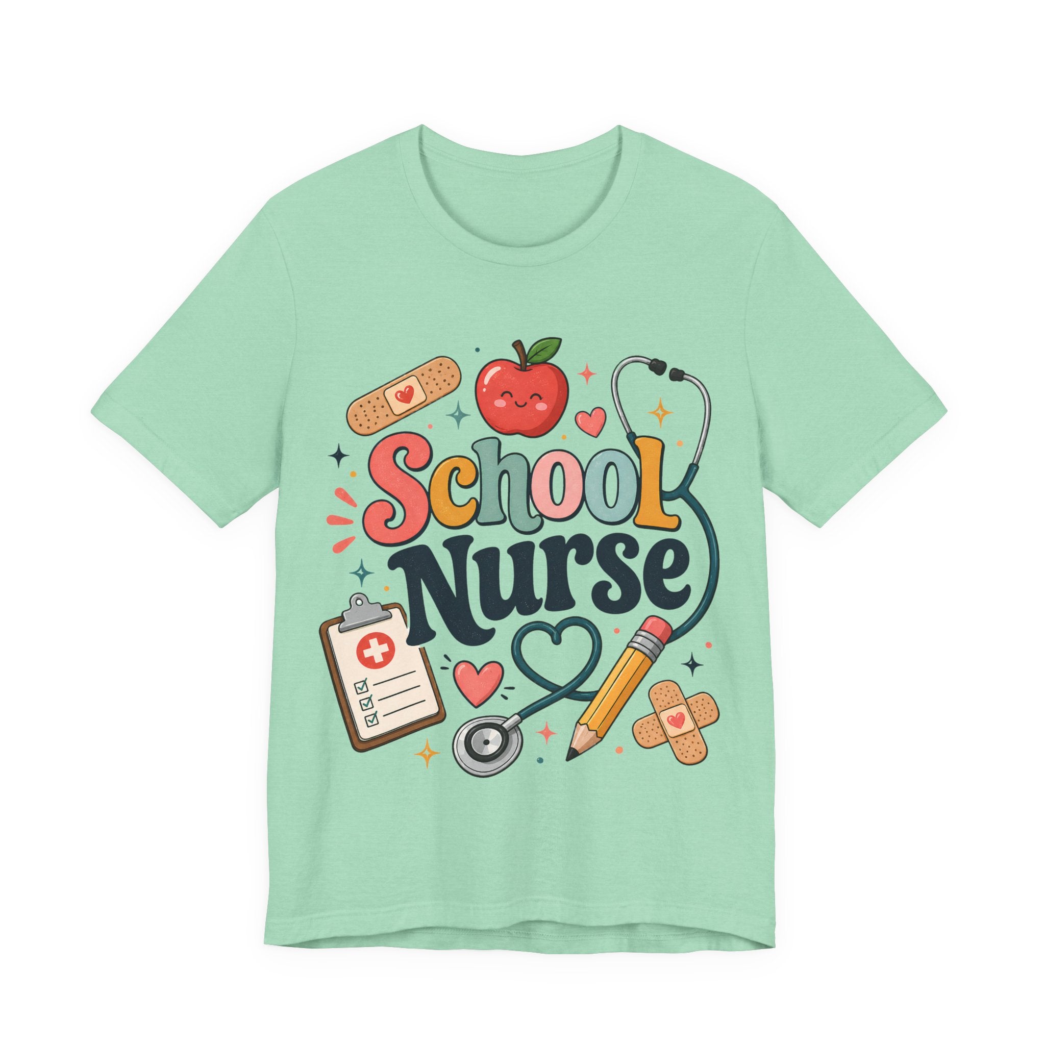School Nurse Shirt, Cute Nurse Teacher Tee, School Nurse Gift, Nurse Appreciation Shirt, Back to School Nurse Tee, Pediatric Nurse Shirt