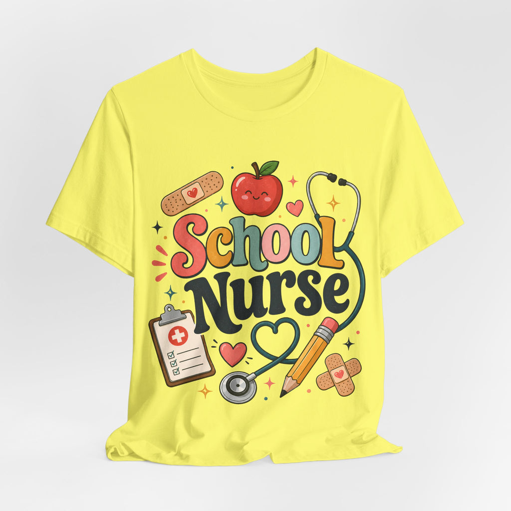 School Nurse Shirt, Cute Nurse Teacher Tee, School Nurse Gift, Nurse Appreciation Shirt, Back to School Nurse Tee, Pediatric Nurse Shirt