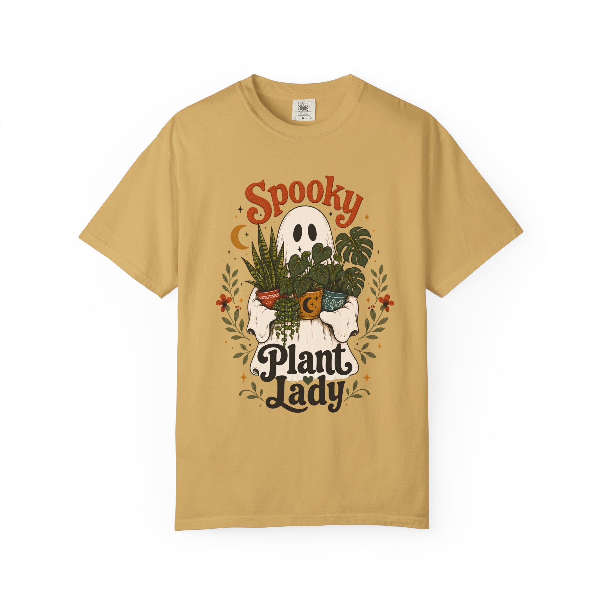 Spooky Plant Lady Halloween Shirt | Cute Pumpkin Potted Plants Tee