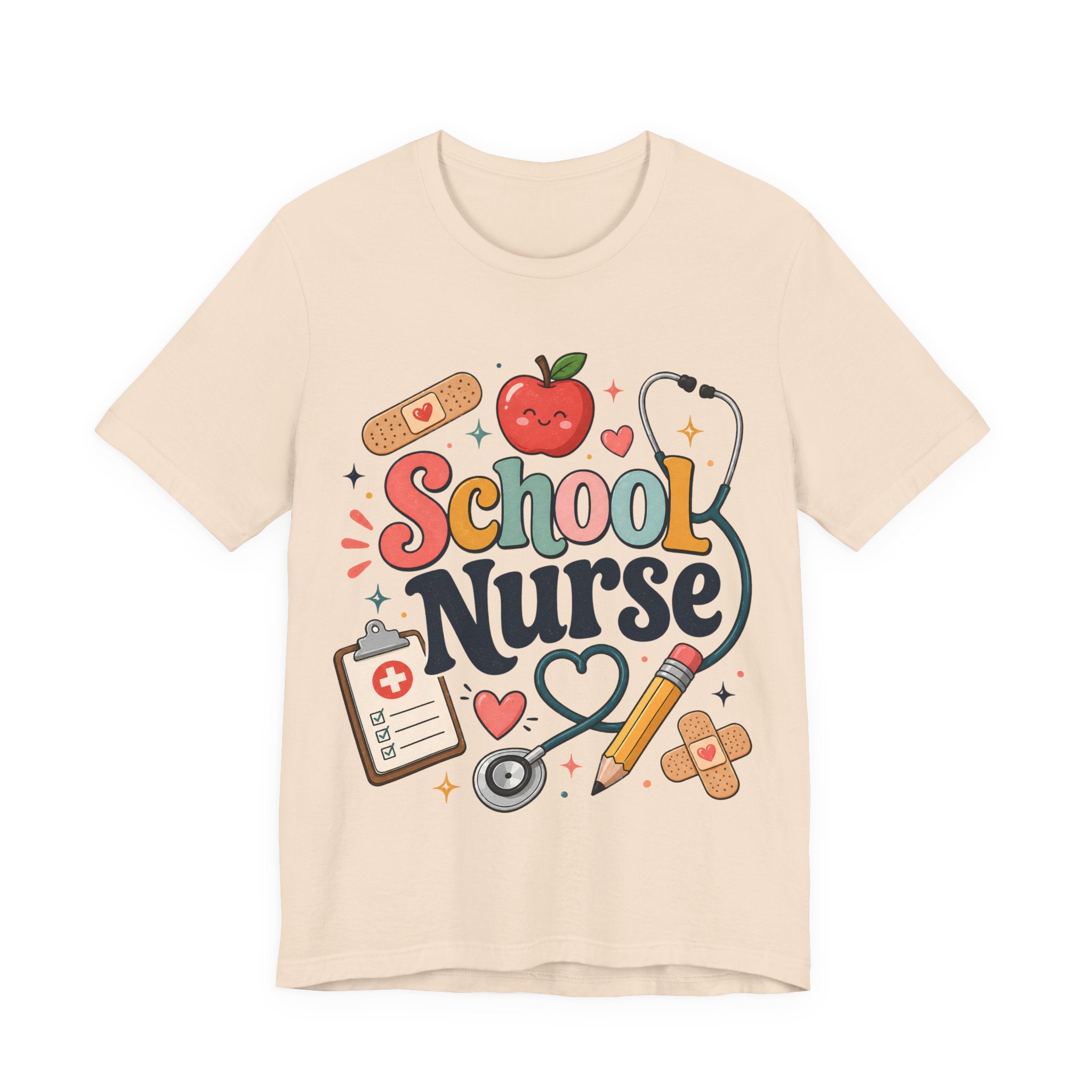 School Nurse Shirt, Cute Nurse Teacher Tee, School Nurse Gift, Nurse Appreciation Shirt, Back to School Nurse Tee, Pediatric Nurse Shirt