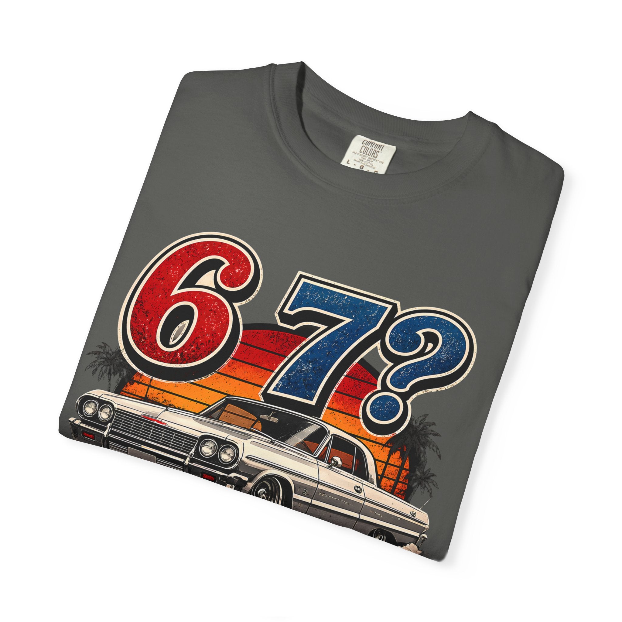 67? I Grew Up In That 64 Era Shirt, Classic Impala Car Tee, Vintage Lowrider Graphic Shirt, Funny Car Lover Gift