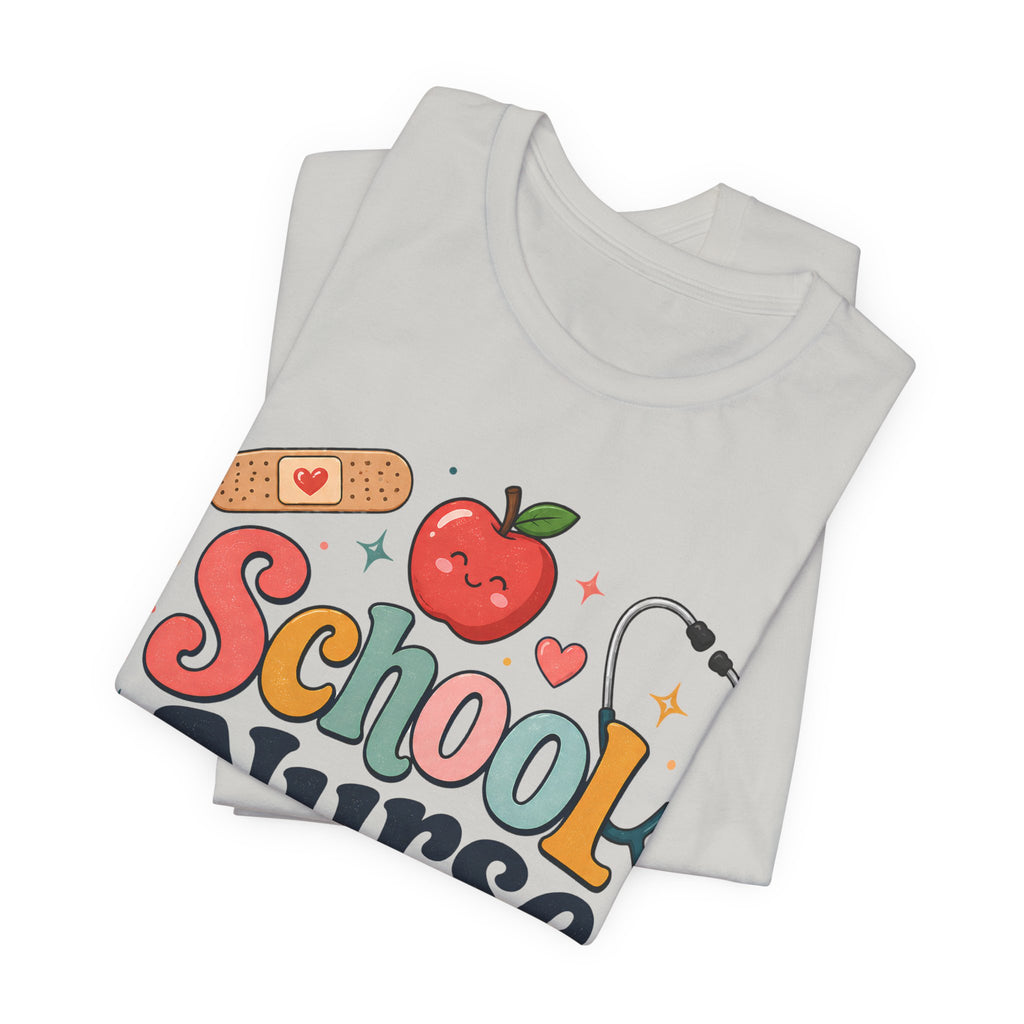 School Nurse Shirt, Cute Nurse Teacher Tee, School Nurse Gift, Nurse Appreciation Shirt, Back to School Nurse Tee, Pediatric Nurse Shirt