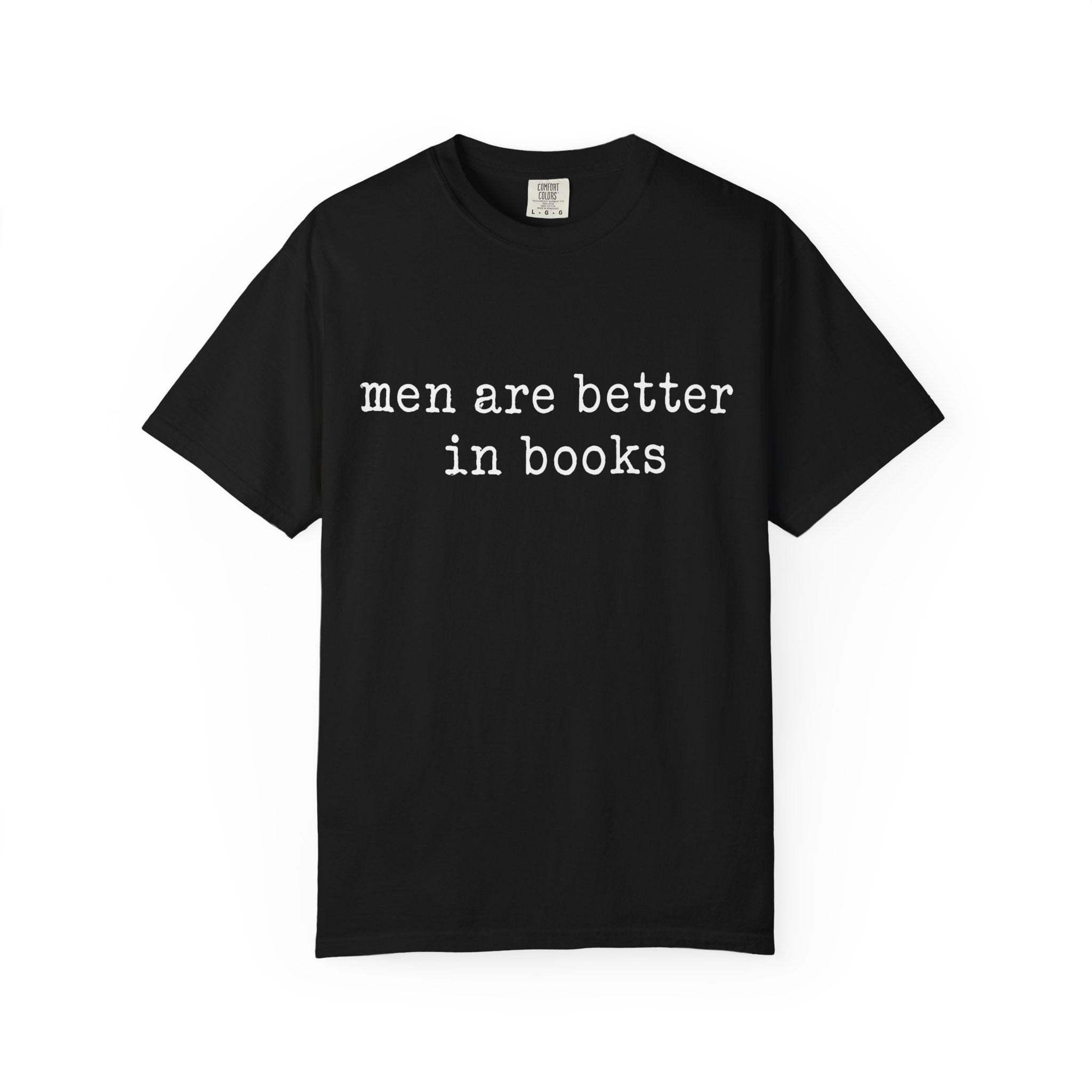 Men Are Better In Books Shirt, Book Lover Shirt, Funny Reader Tee, Romance Book Shirt, Bookish Gift, Minimalist Graphic Tee, Reader Shirt