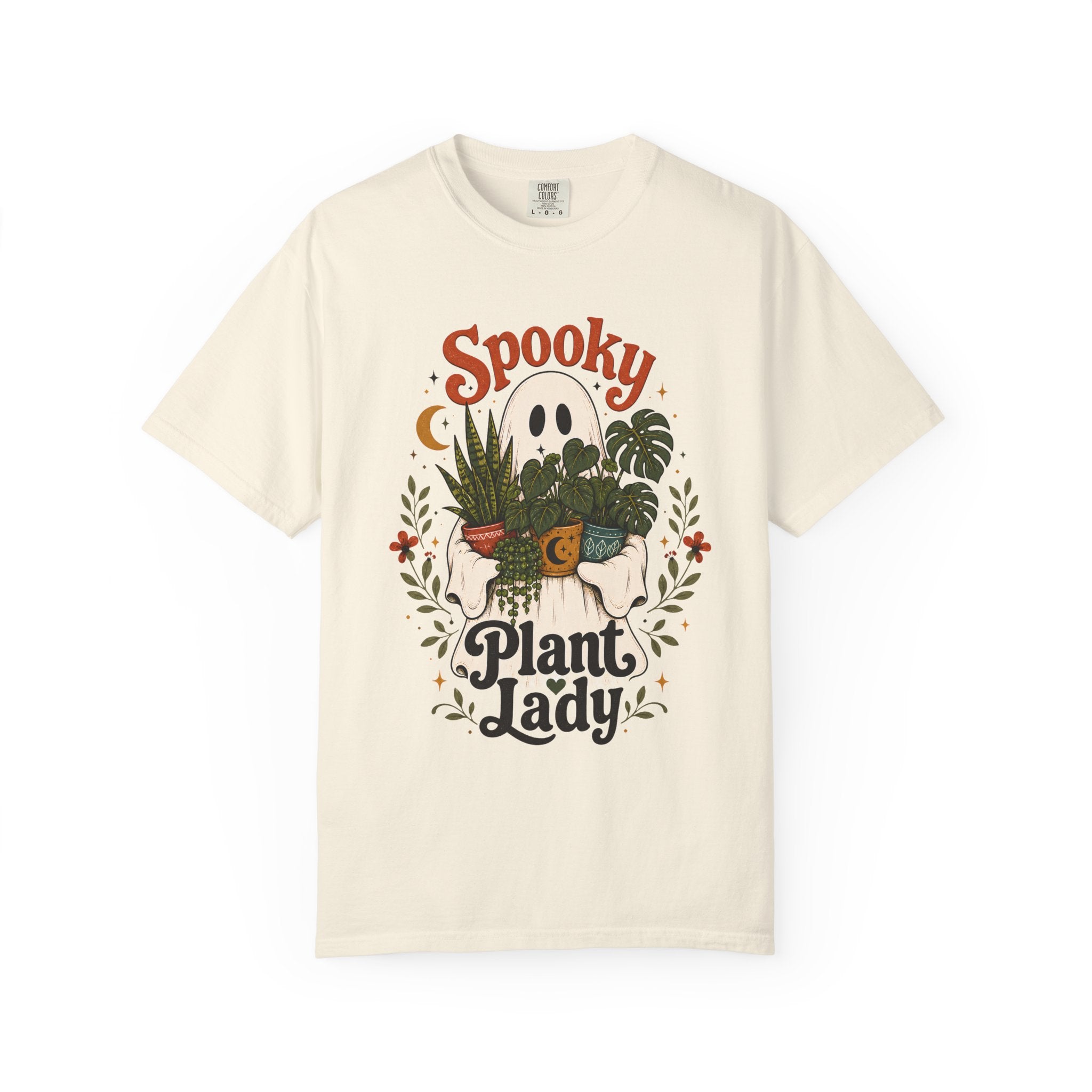 Spooky Plant Lady Halloween Shirt | Cute Pumpkin Potted Plants Tee