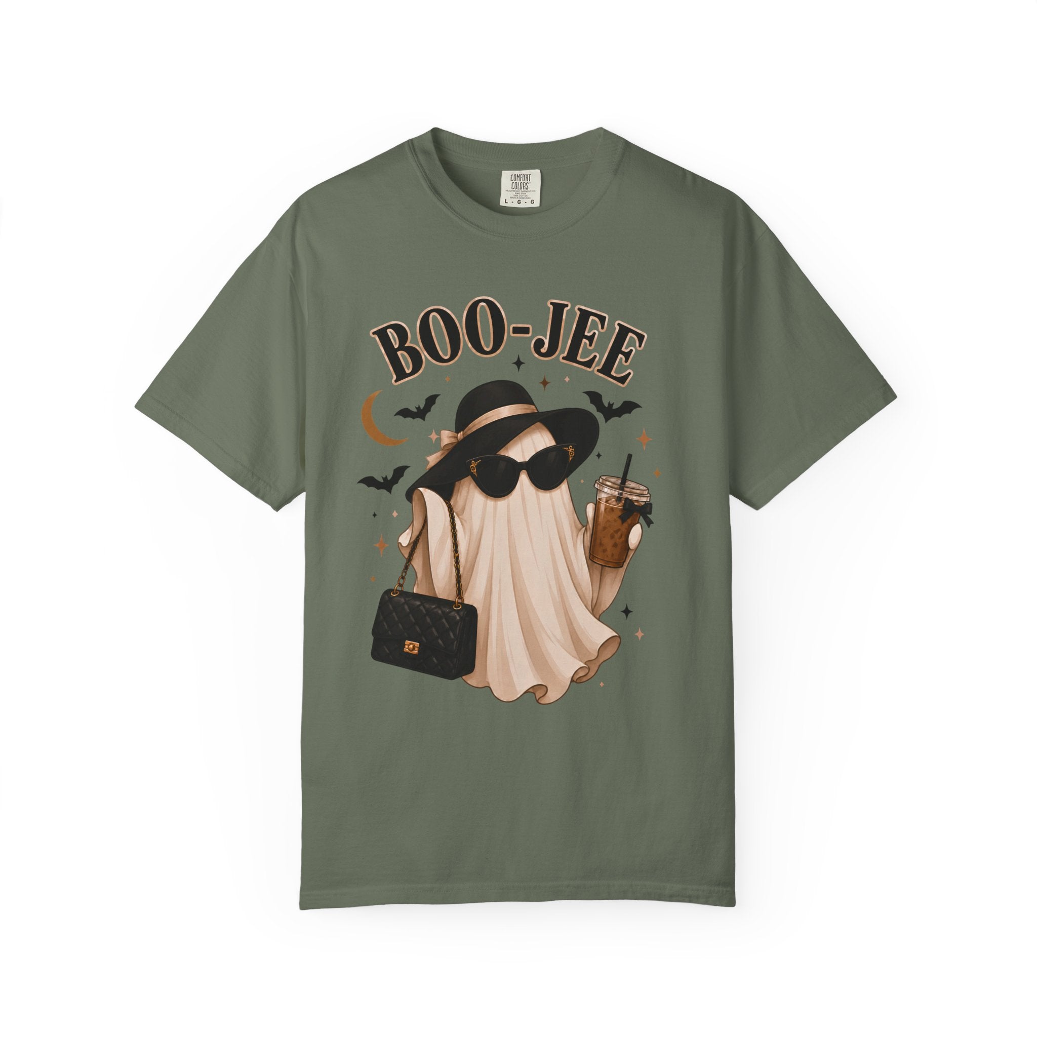 Boo Jee Ghost Shirt, Cute Halloween Shirt, Coquette Ghost Tee, Trendy Fall Shirt, Bougie Ghost Shirt, Halloween Coffee Shirt, Spooky Season