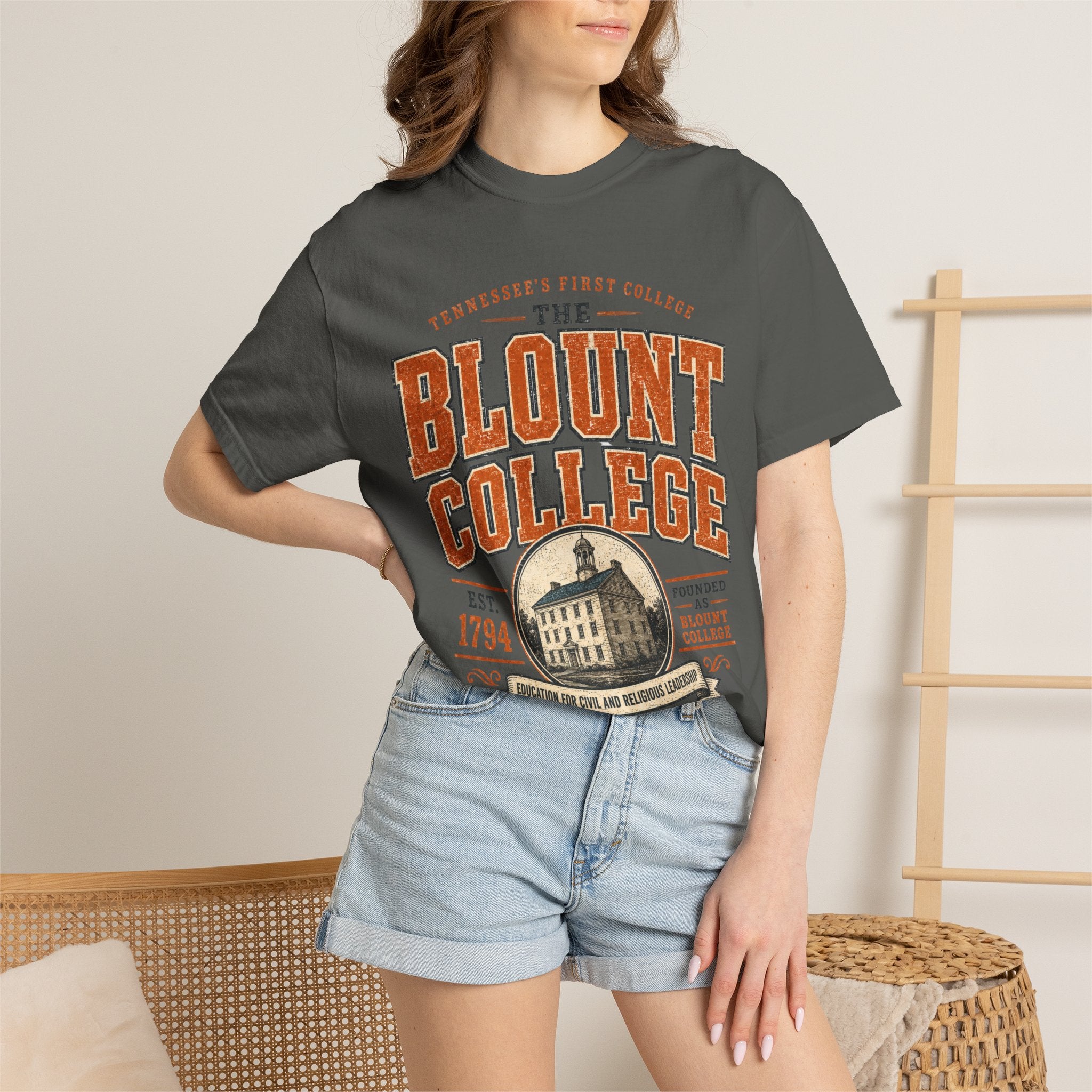 Blount College Shirt, Tennessee Football Fan Tee, Vintage Knoxville College Shirt, University of Tennessee History Game Day Shirt