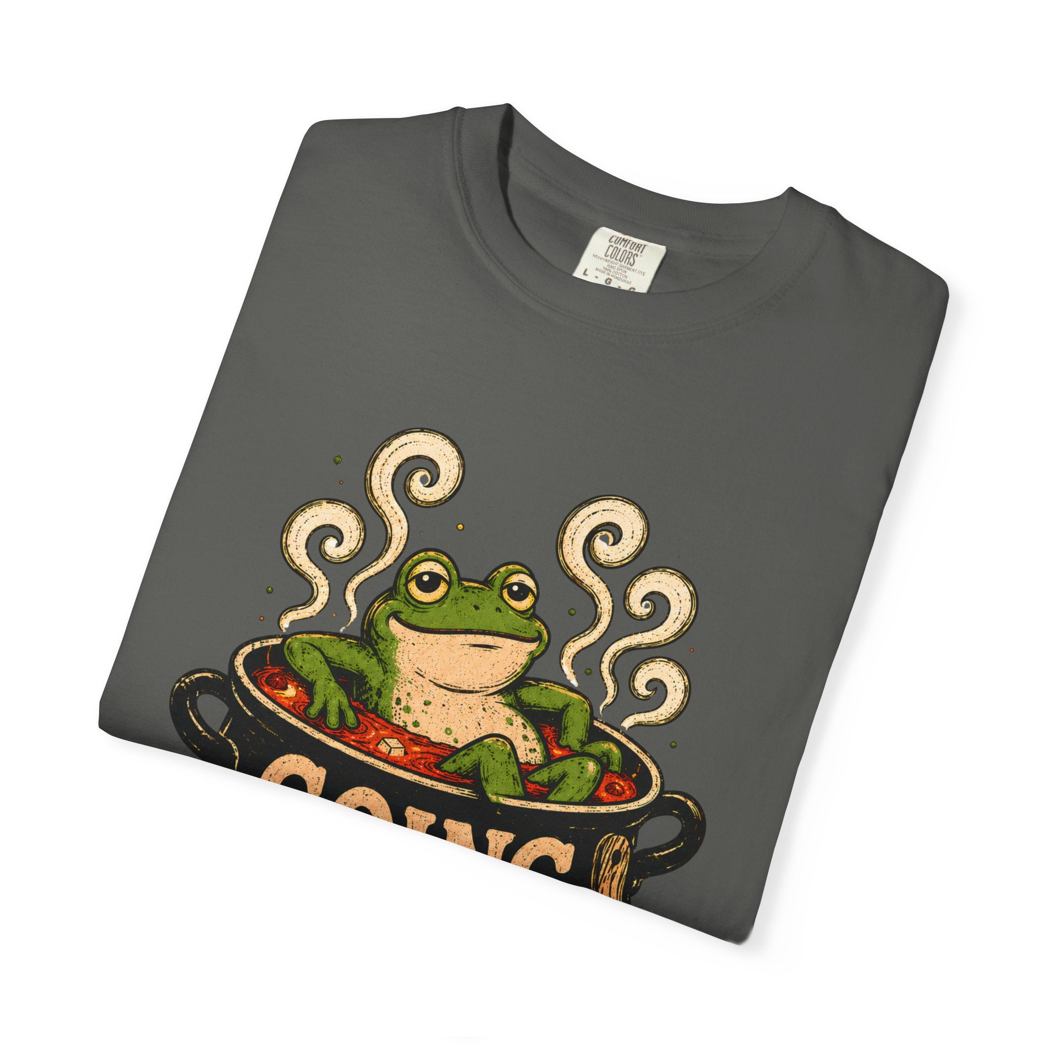 Going In The Soup Frog Shirt, Funny Frog Meme Tee, Weird Animal Shirt, Comfort Colors Frog Shirt, Cottagecore Humor Tee, Soup Lover Gift