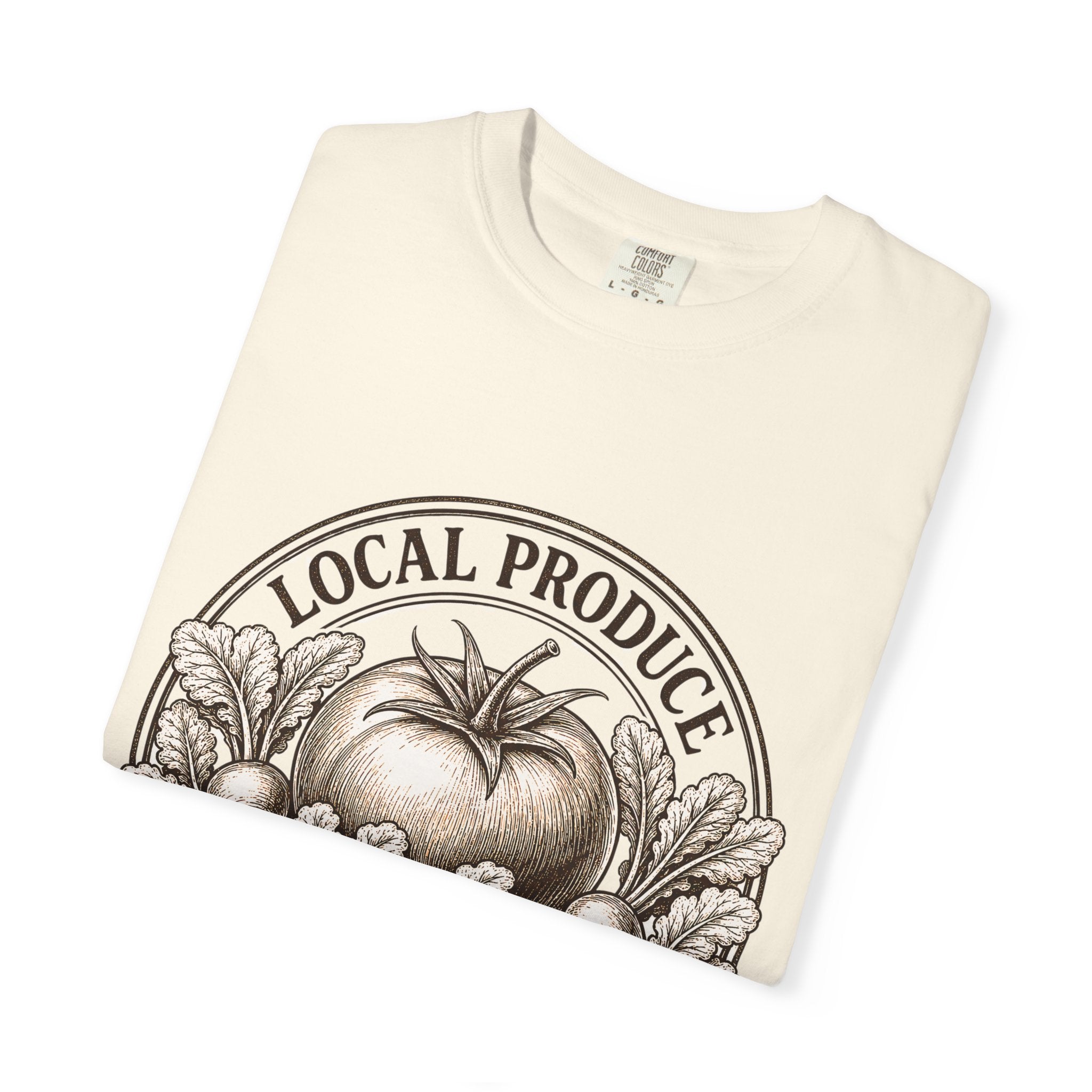 Vintage Local Produce Shirt, Farmers Market Tomato Tee, Heirloom Tomato Radish Graphic Tee, Gerden Lover GIft, Est. 2026 Market Tee