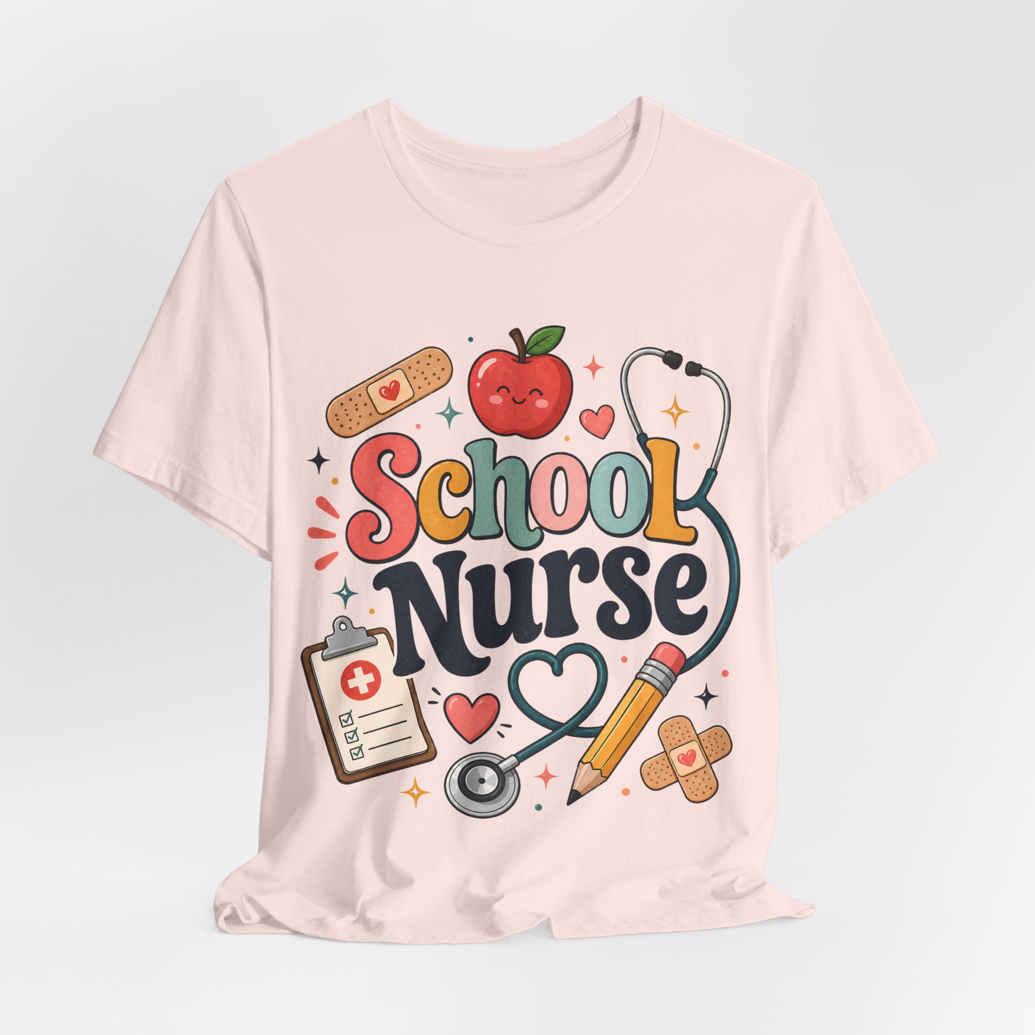 School Nurse Shirt, Cute Nurse Teacher Tee, School Nurse Gift, Nurse Appreciation Shirt, Back to School Nurse Tee, Pediatric Nurse Shirt