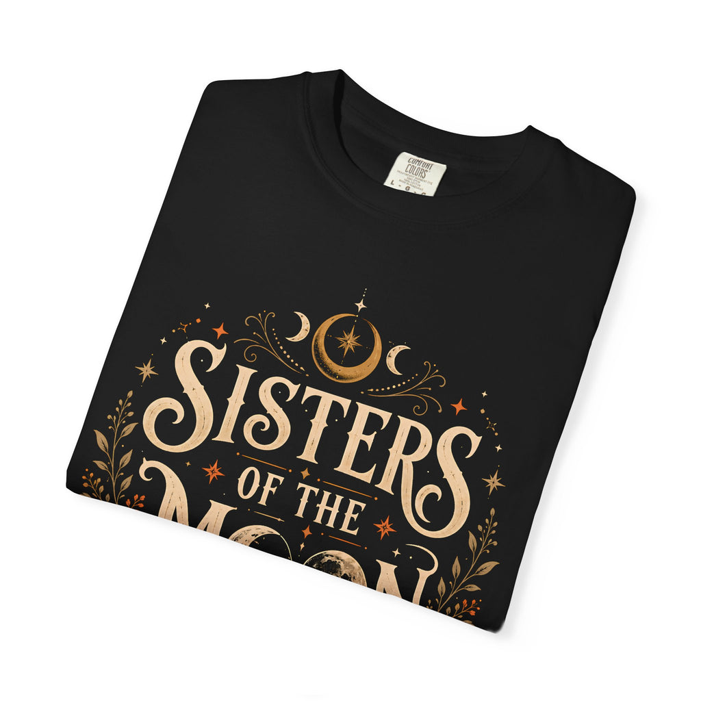 Sisters of the Moon Shirt, Witchy Halloween Shirt, Celestial Moon Tee, Witch Shirt, Spooky Season Shirt, Occult Graphic Tee, Fall Shirt