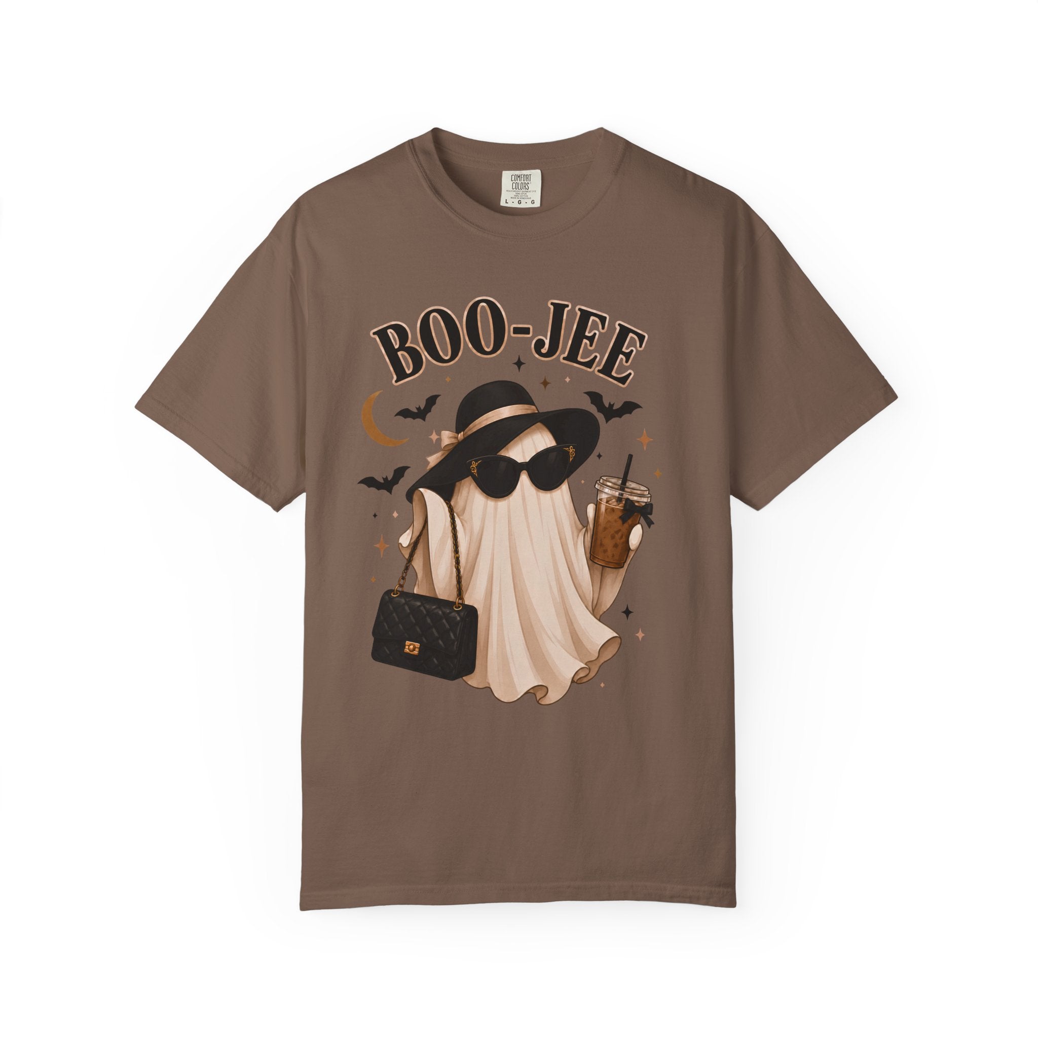 Boo Jee Ghost Shirt, Cute Halloween Shirt, Coquette Ghost Tee, Trendy Fall Shirt, Bougie Ghost Shirt, Halloween Coffee Shirt, Spooky Season