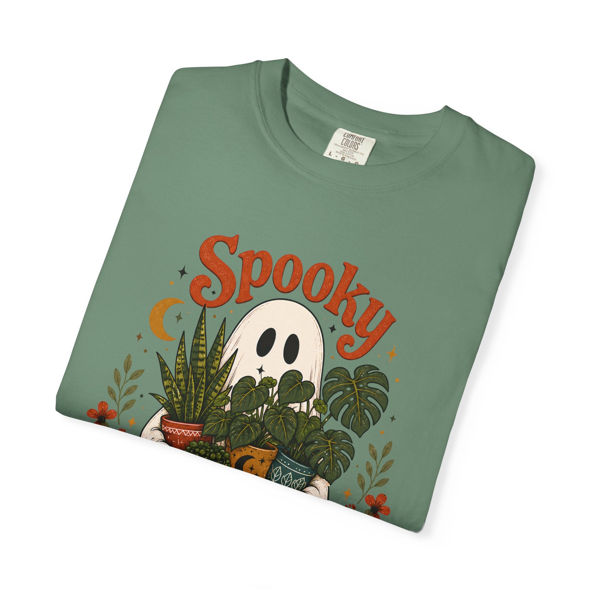 Spooky Plant Lady Halloween Shirt | Cute Pumpkin Potted Plants Tee