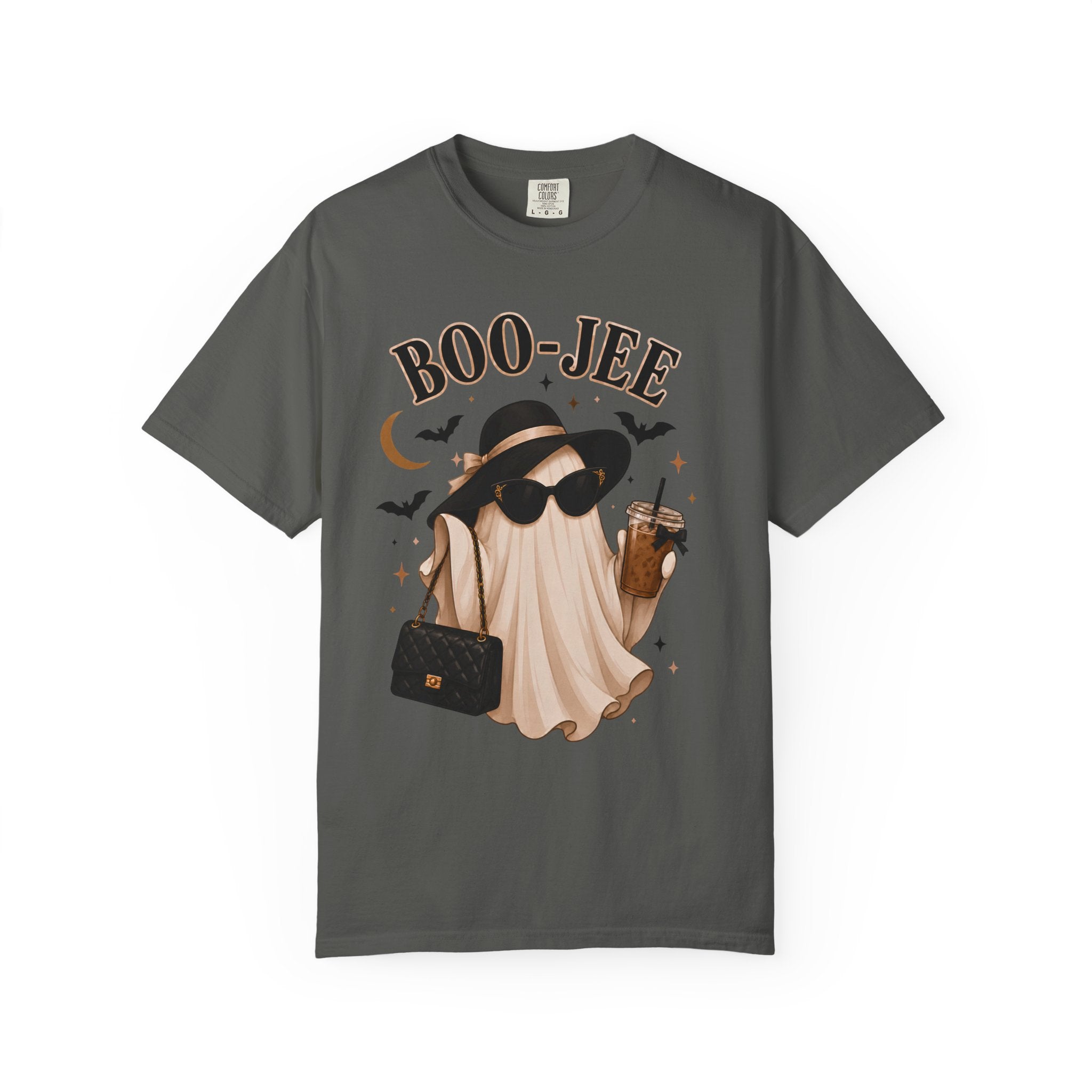 Boo Jee Ghost Shirt, Cute Halloween Shirt, Coquette Ghost Tee, Trendy Fall Shirt, Bougie Ghost Shirt, Halloween Coffee Shirt, Spooky Season