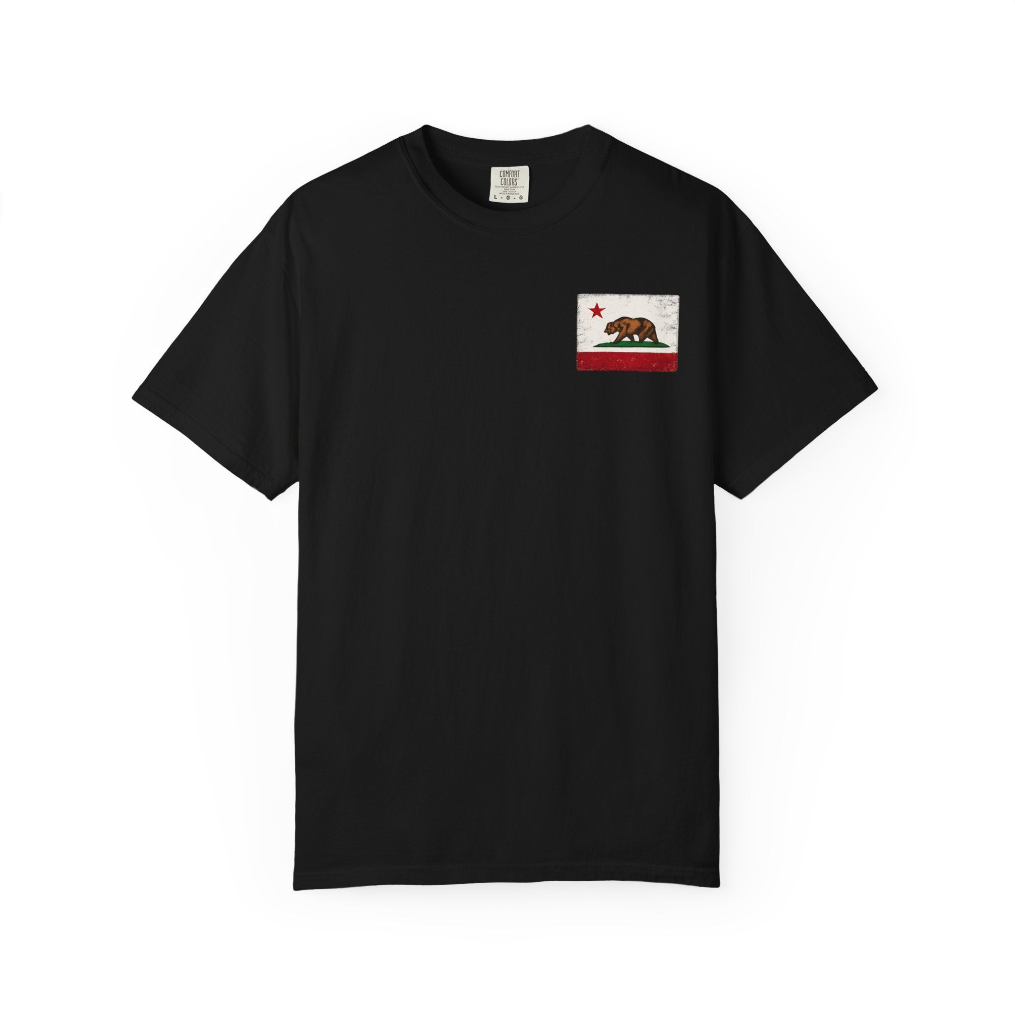 California Bear Shirt, Vintage California Tee, California Flag Shirt, Distressed California Graphic Tee, West Coast Shirt