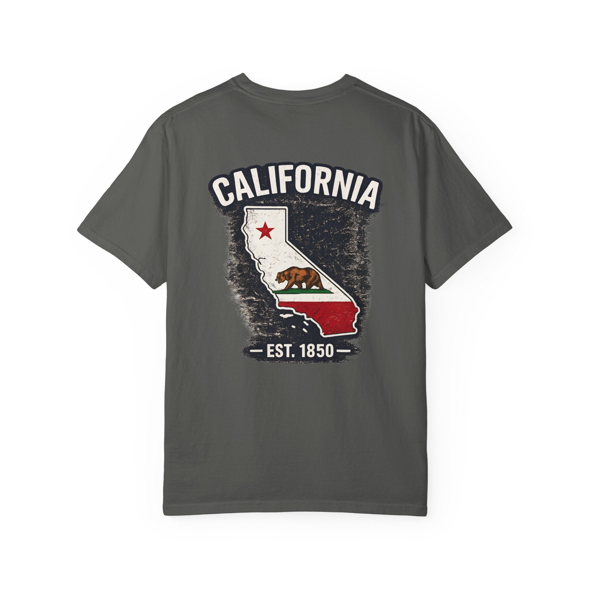 California Bear Shirt, Vintage California Tee, California Flag Shirt, Distressed California Graphic Tee, West Coast Shirt