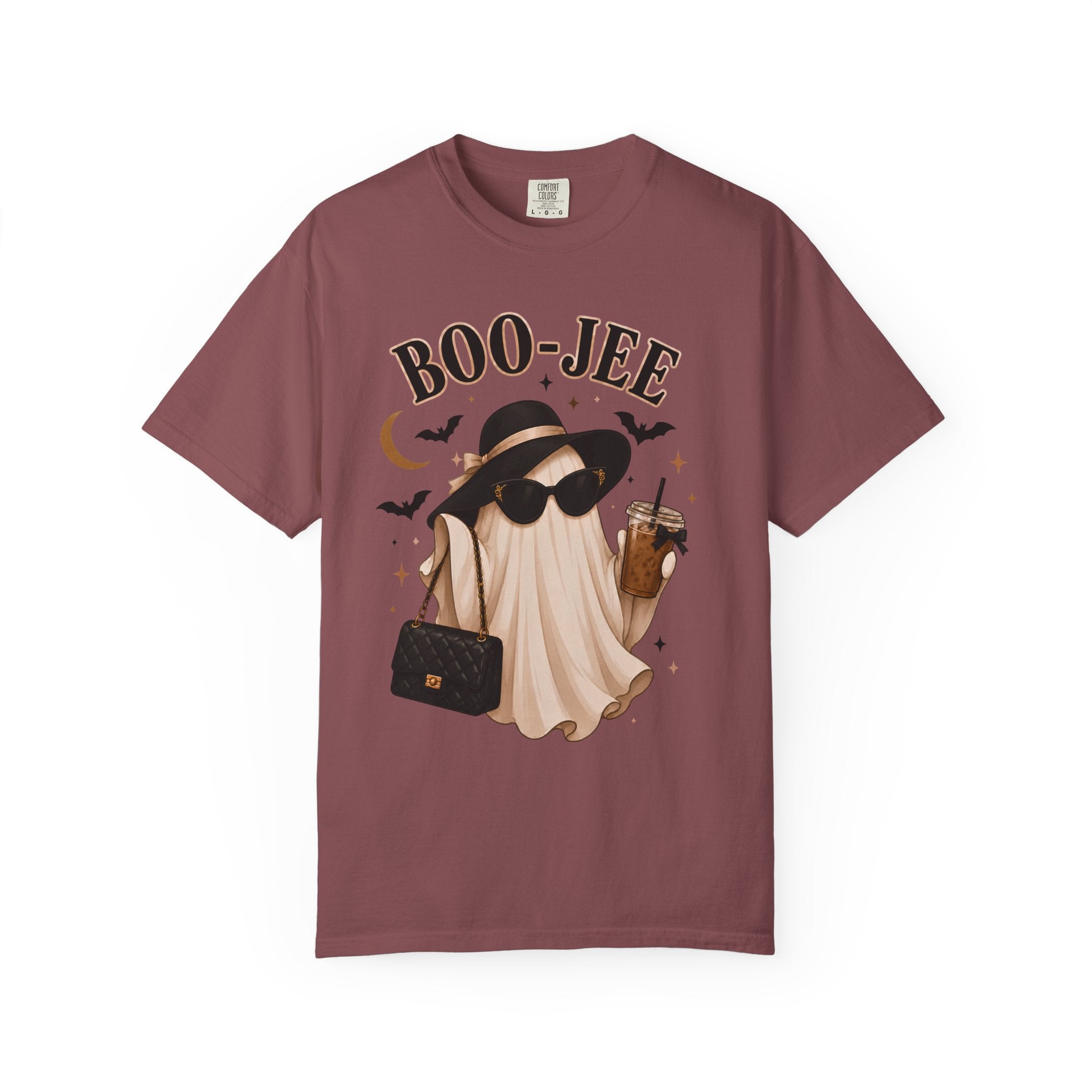 Boo Jee Ghost Shirt, Cute Halloween Shirt, Coquette Ghost Tee, Trendy Fall Shirt, Bougie Ghost Shirt, Halloween Coffee Shirt, Spooky Season