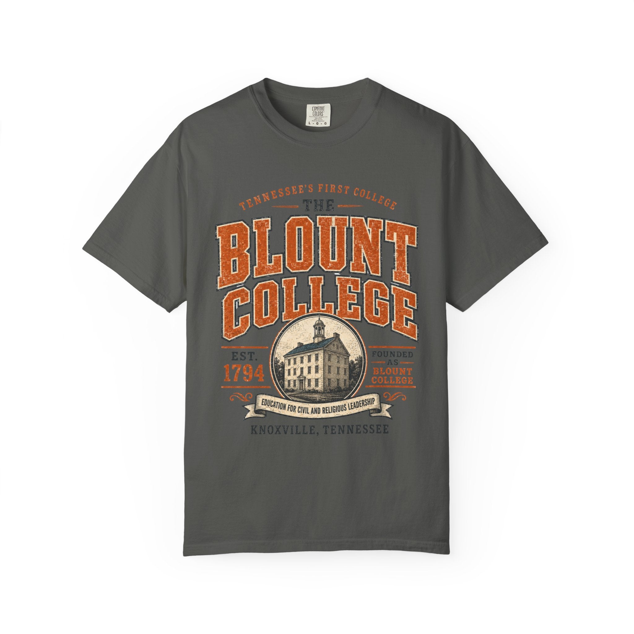 Blount College Shirt, Tennessee Football Fan Tee, Vintage Knoxville College Shirt, University of Tennessee History Game Day Shirt