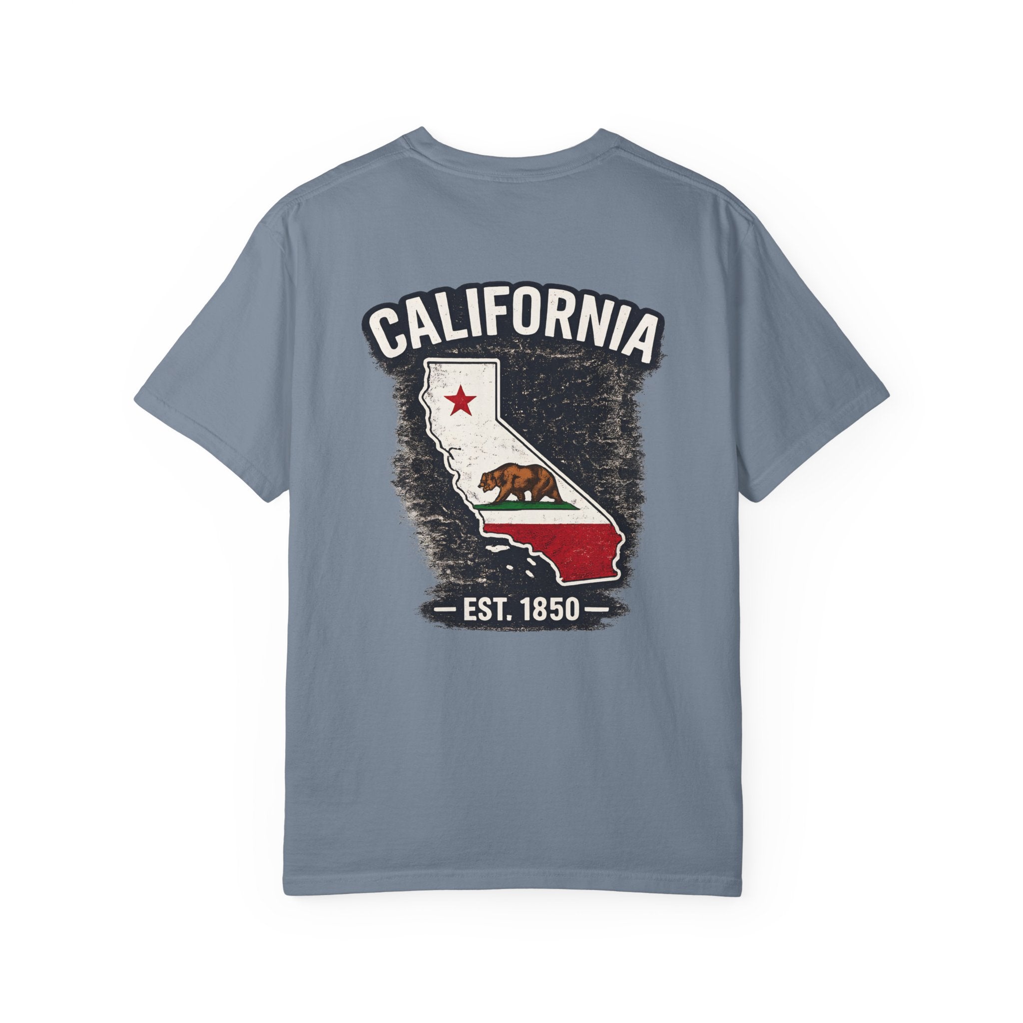 California Bear Shirt, Vintage California Tee, California Flag Shirt, Distressed California Graphic Tee, West Coast Shirt