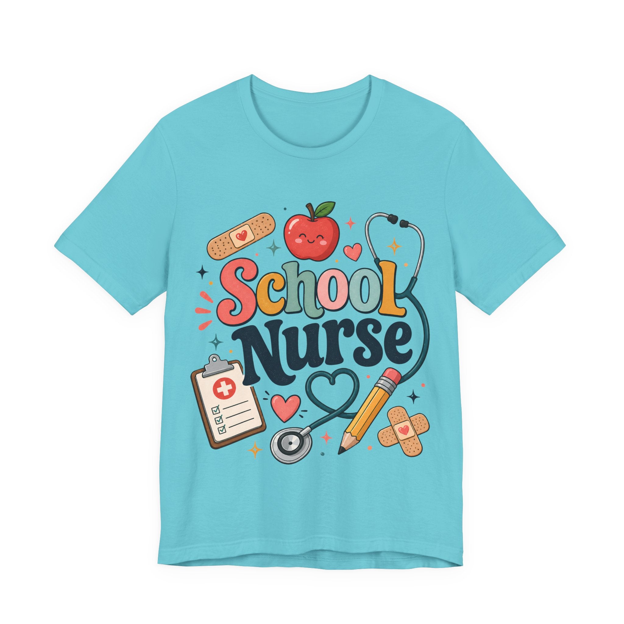 School Nurse Shirt, Cute Nurse Teacher Tee, School Nurse Gift, Nurse Appreciation Shirt, Back to School Nurse Tee, Pediatric Nurse Shirt