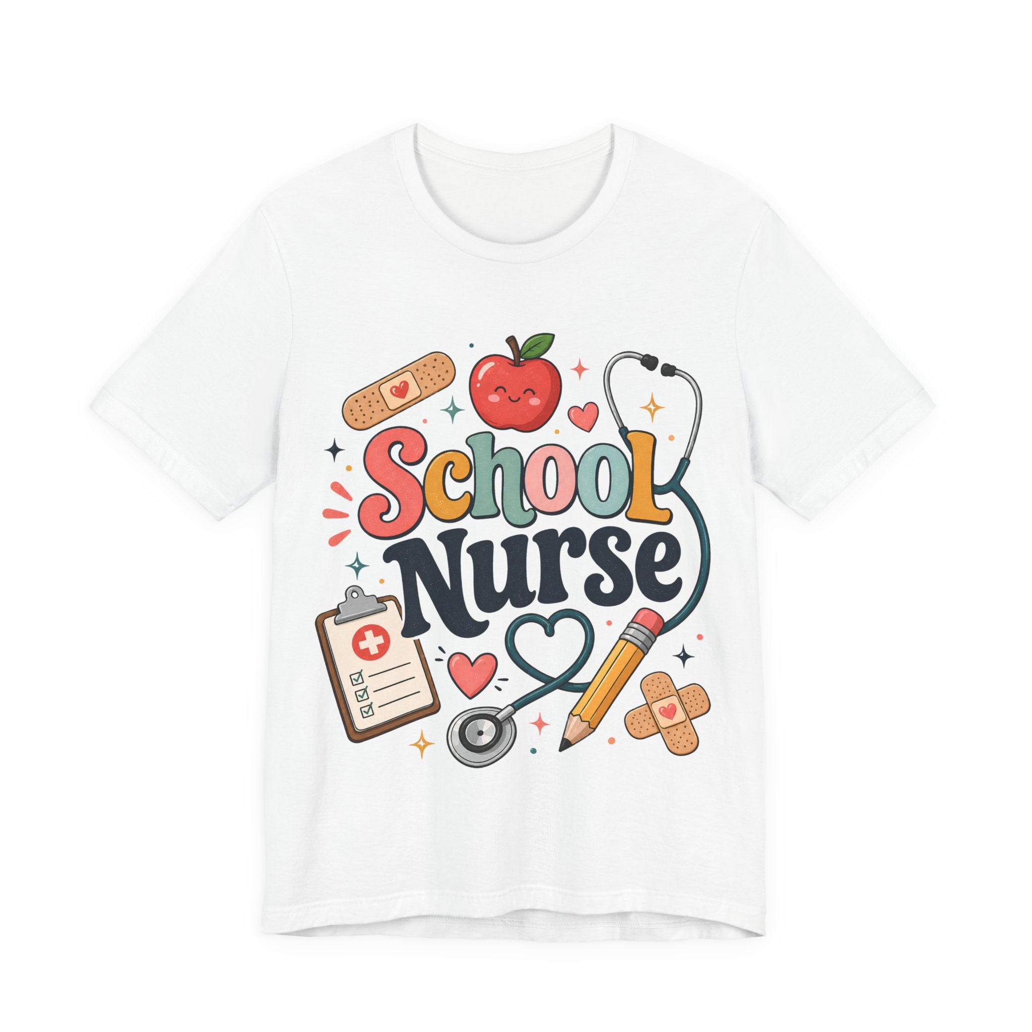 School Nurse Shirt, Cute Nurse Teacher Tee, School Nurse Gift, Nurse Appreciation Shirt, Back to School Nurse Tee, Pediatric Nurse Shirt