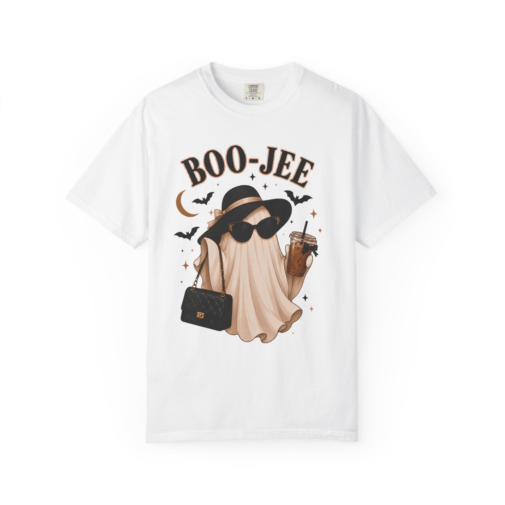 Boo Jee Ghost Shirt, Cute Halloween Shirt, Coquette Ghost Tee, Trendy Fall Shirt, Bougie Ghost Shirt, Halloween Coffee Shirt, Spooky Season